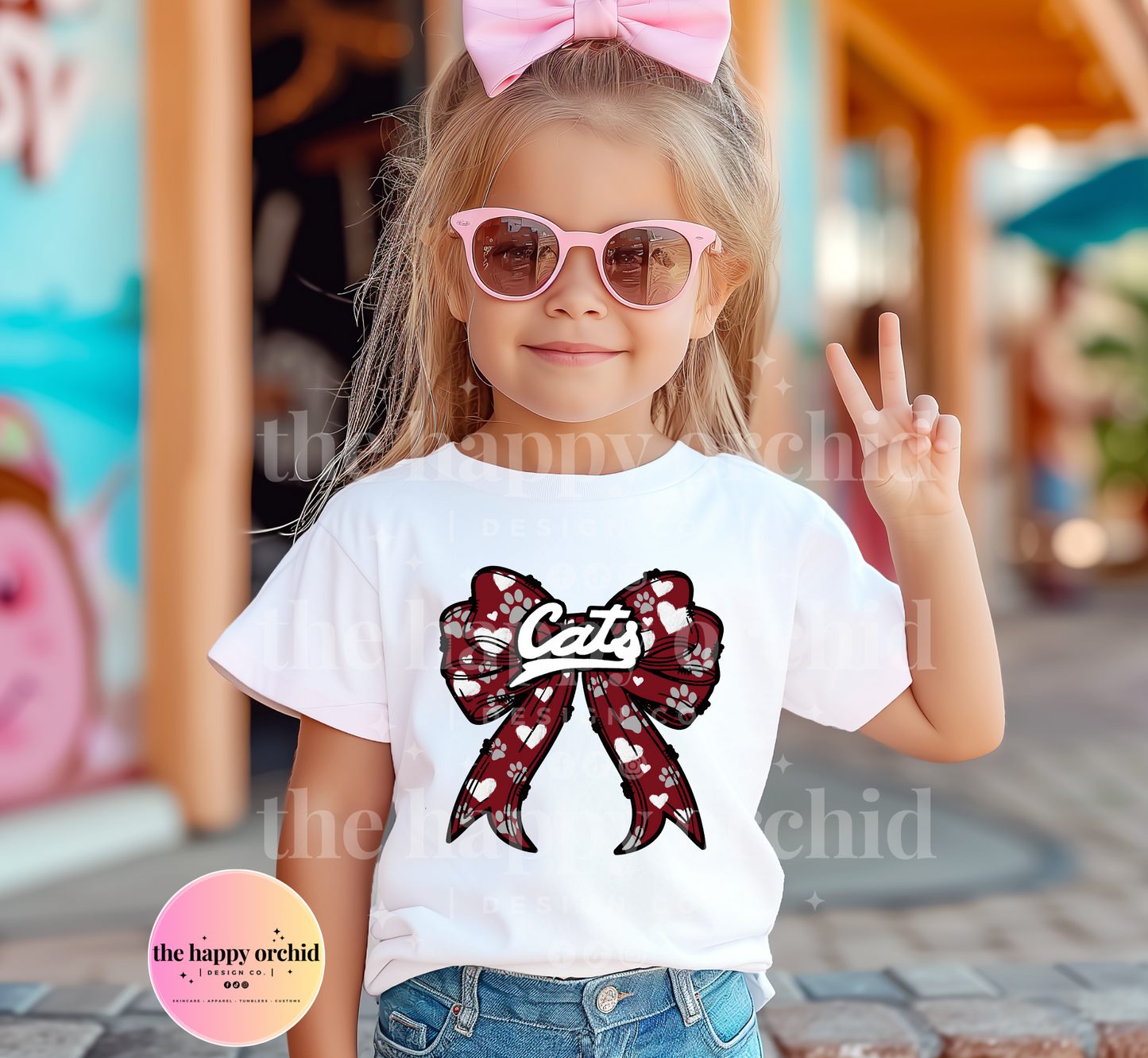 NEW Youth Cats Bow Top