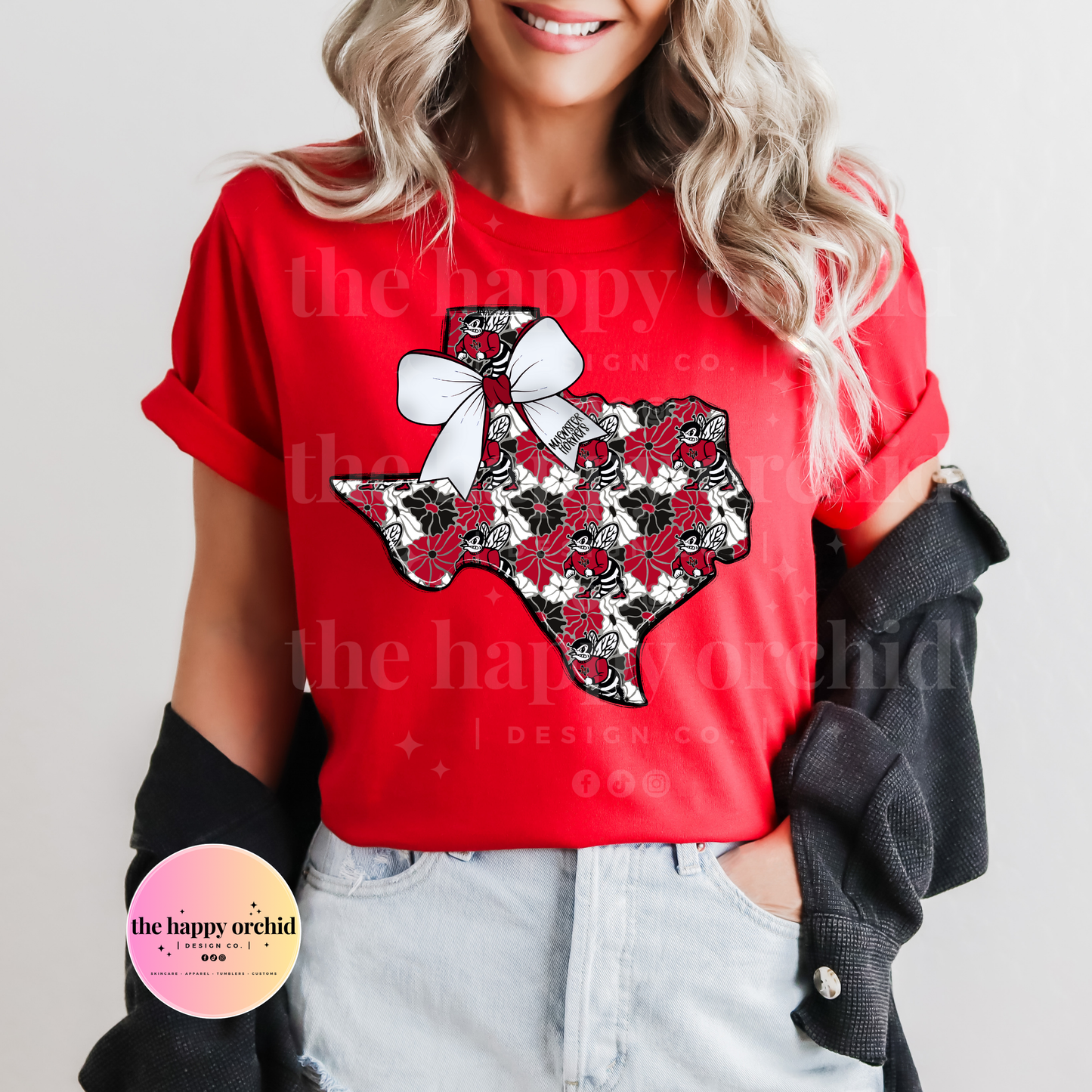 (NEW) MUENSTER HORNETS State Bow top