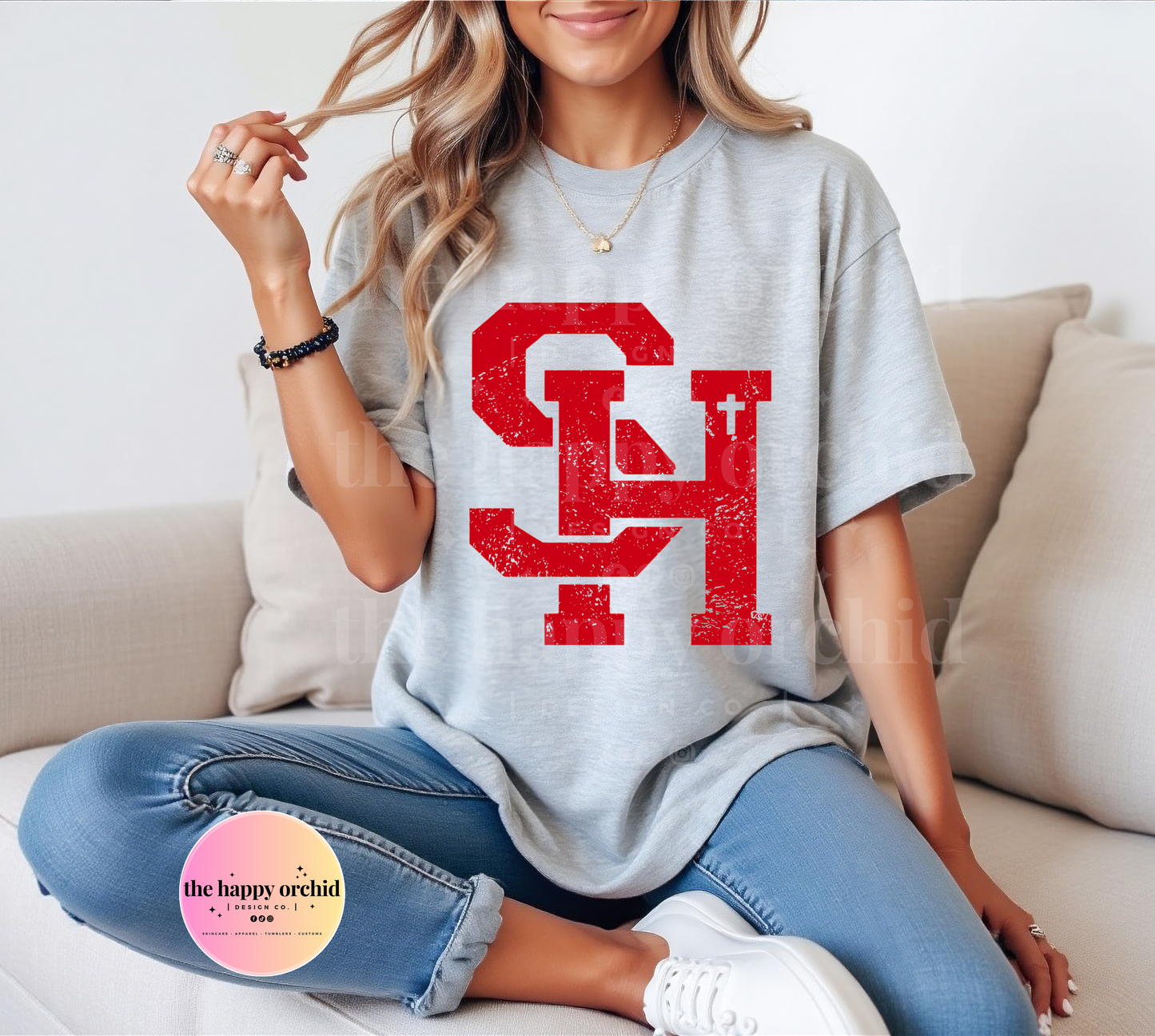 (NEW) SACRED HEART TIGERS Logo Top