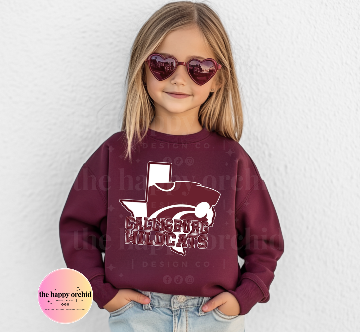 NEW Youth Callisburg Wildcats State Top