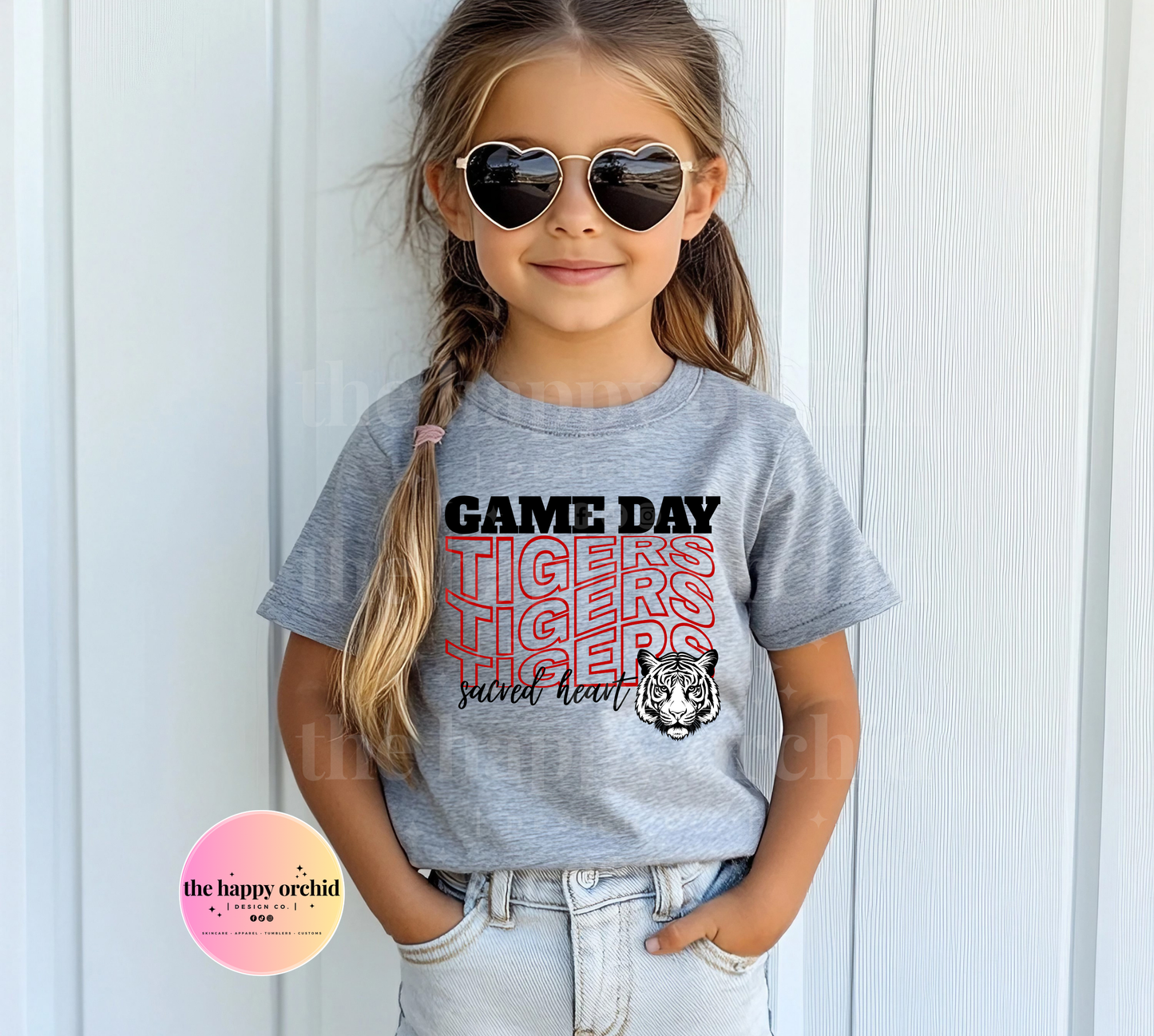 (NEW) Youth GAME DAY TIGERS Top