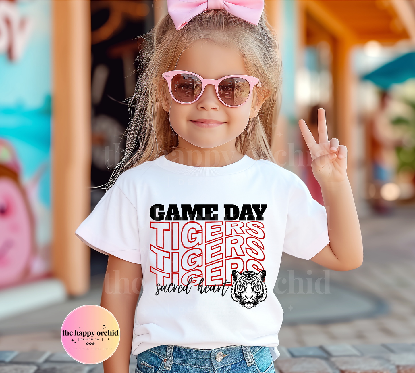 (NEW) Youth GAME DAY TIGERS Top