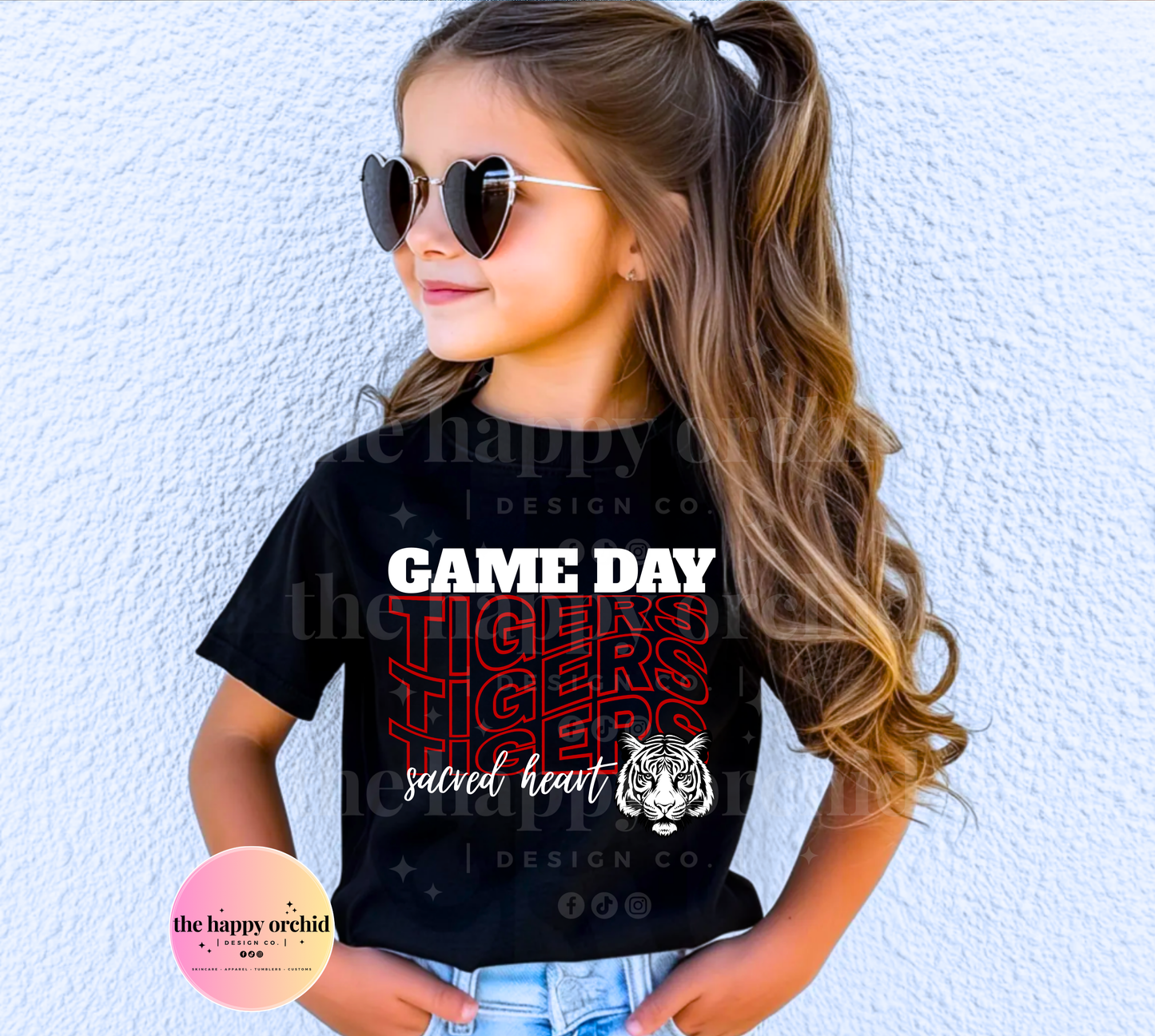 (NEW) Youth GAME DAY TIGERS Top