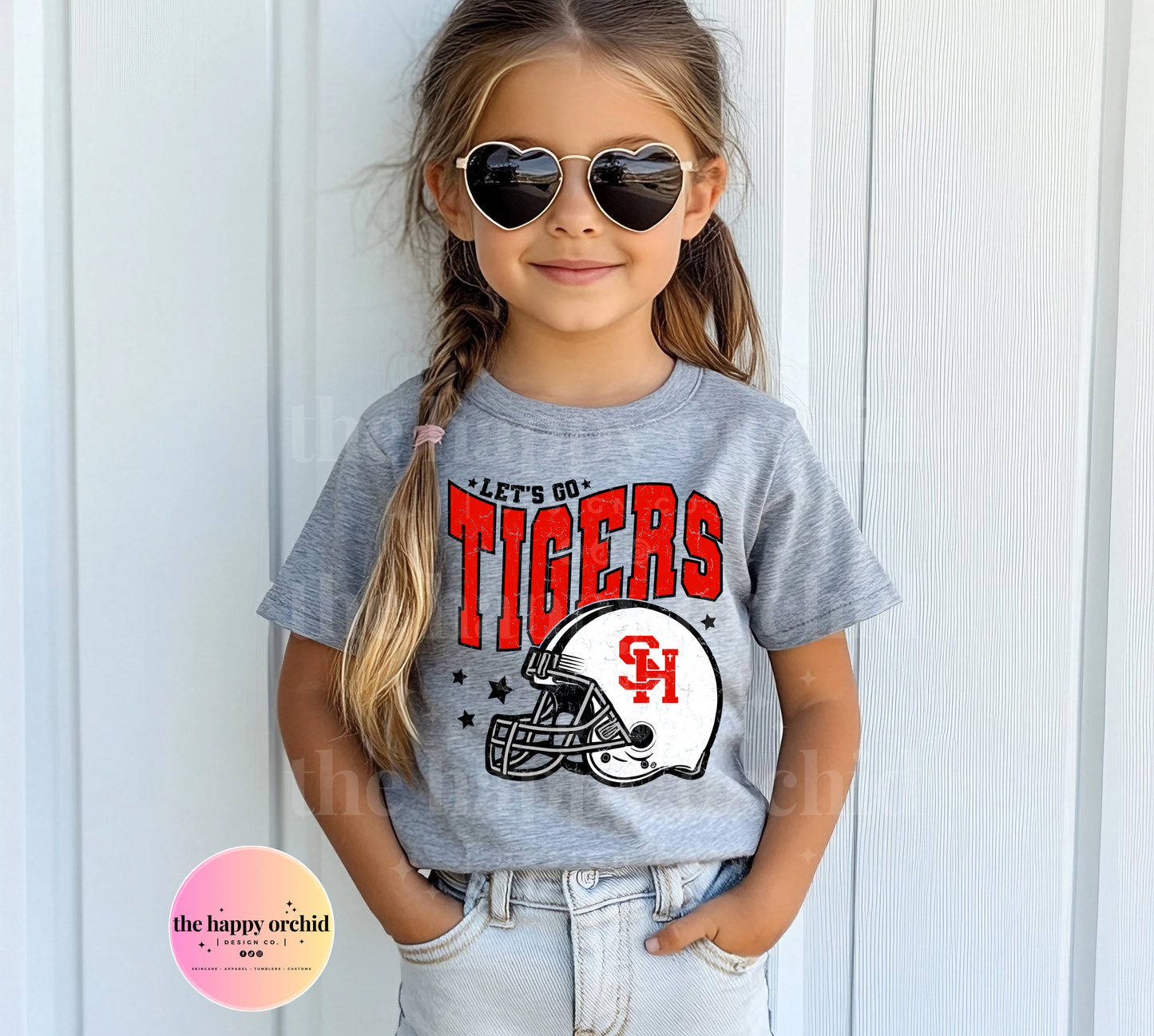 (NEW) Youth LET'S GO TIGERS Top