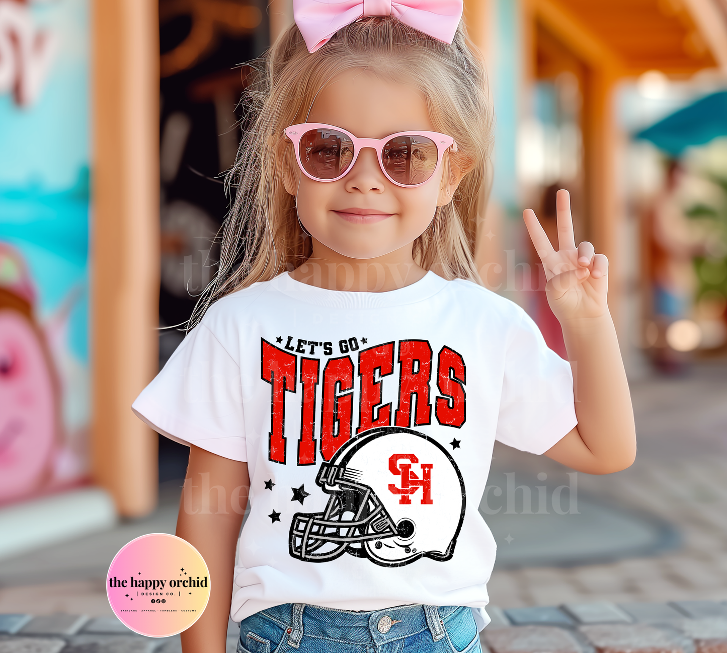 (NEW) Youth LET'S GO TIGERS Top