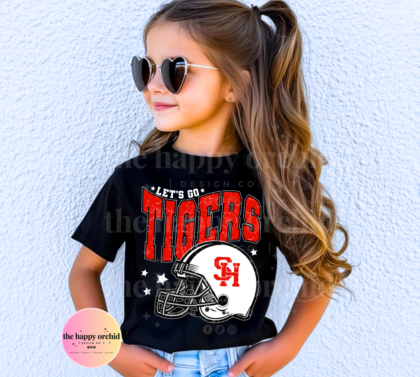 (NEW) Youth LET'S GO TIGERS Top