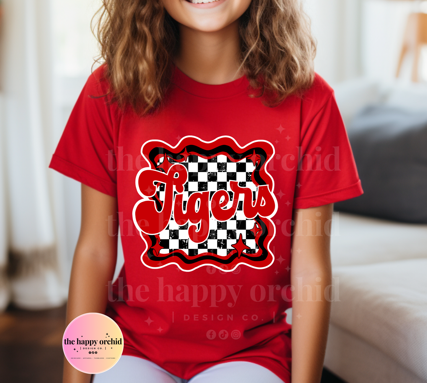 (NEW) Youth TIGERS Retro Top