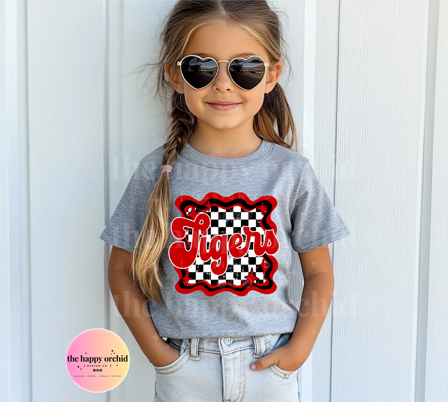 (NEW) Youth TIGERS Retro Top
