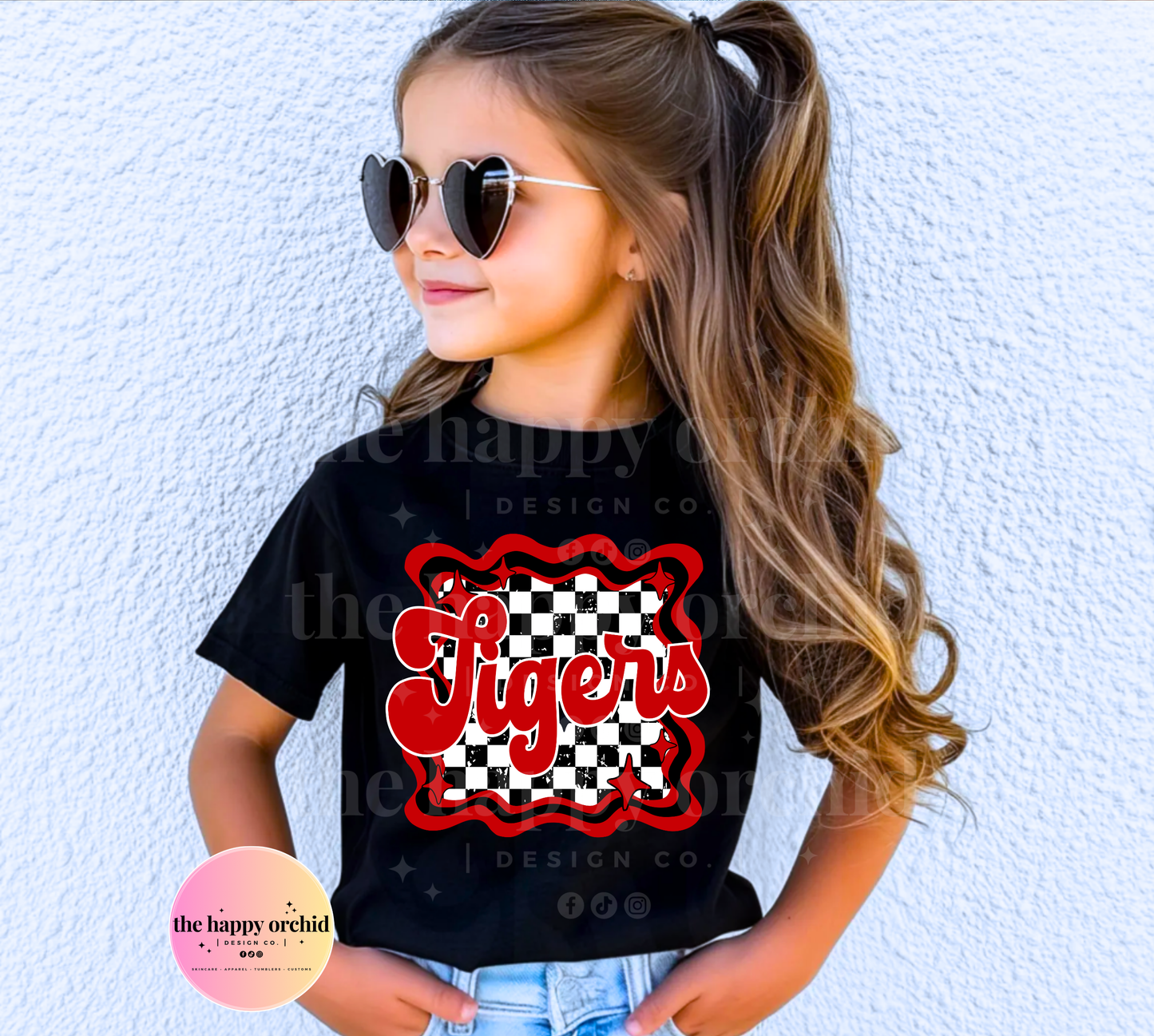 (NEW) Youth TIGERS Retro Top