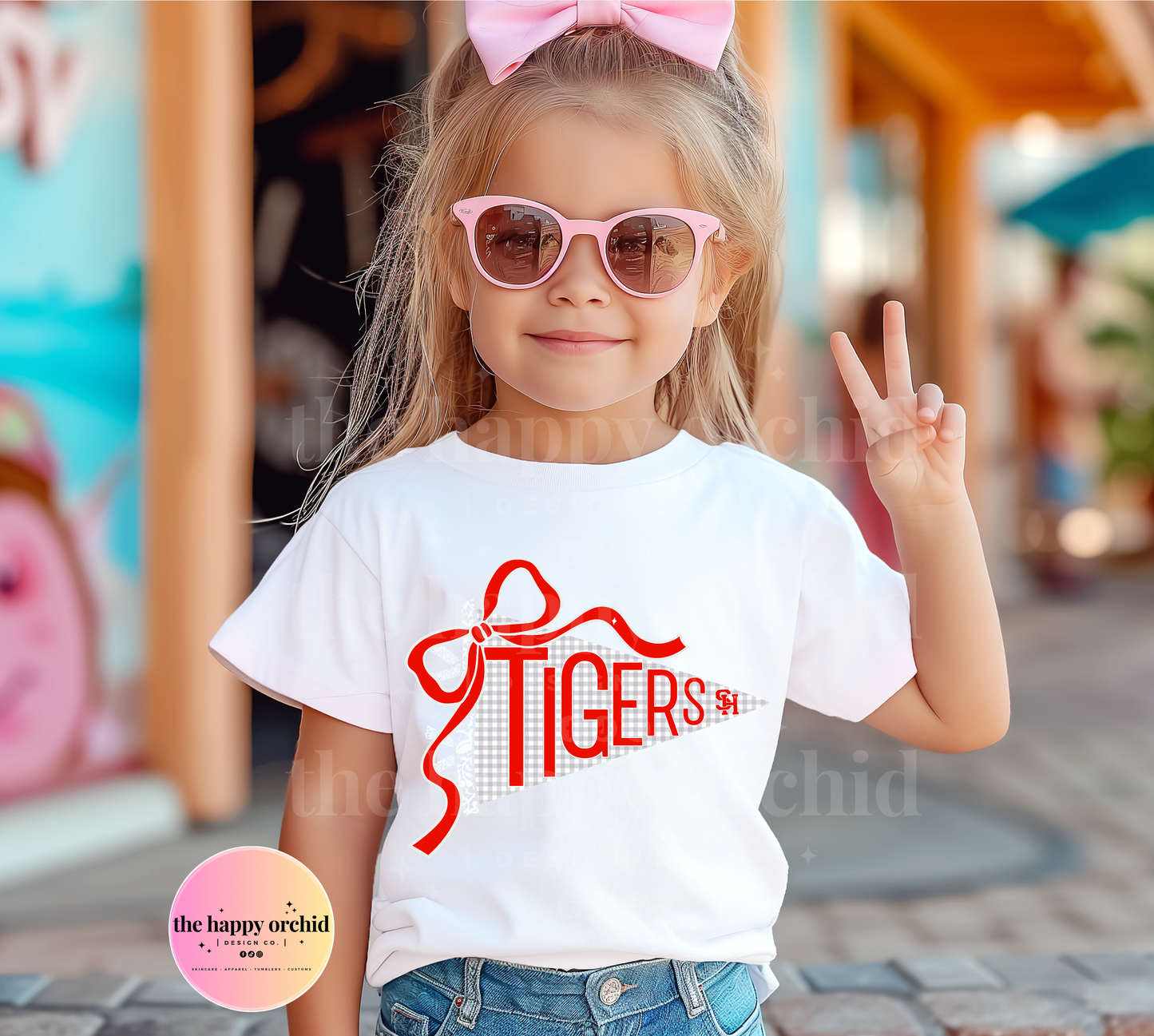 (NEW) Youth TIGERS Pendant Flag Top