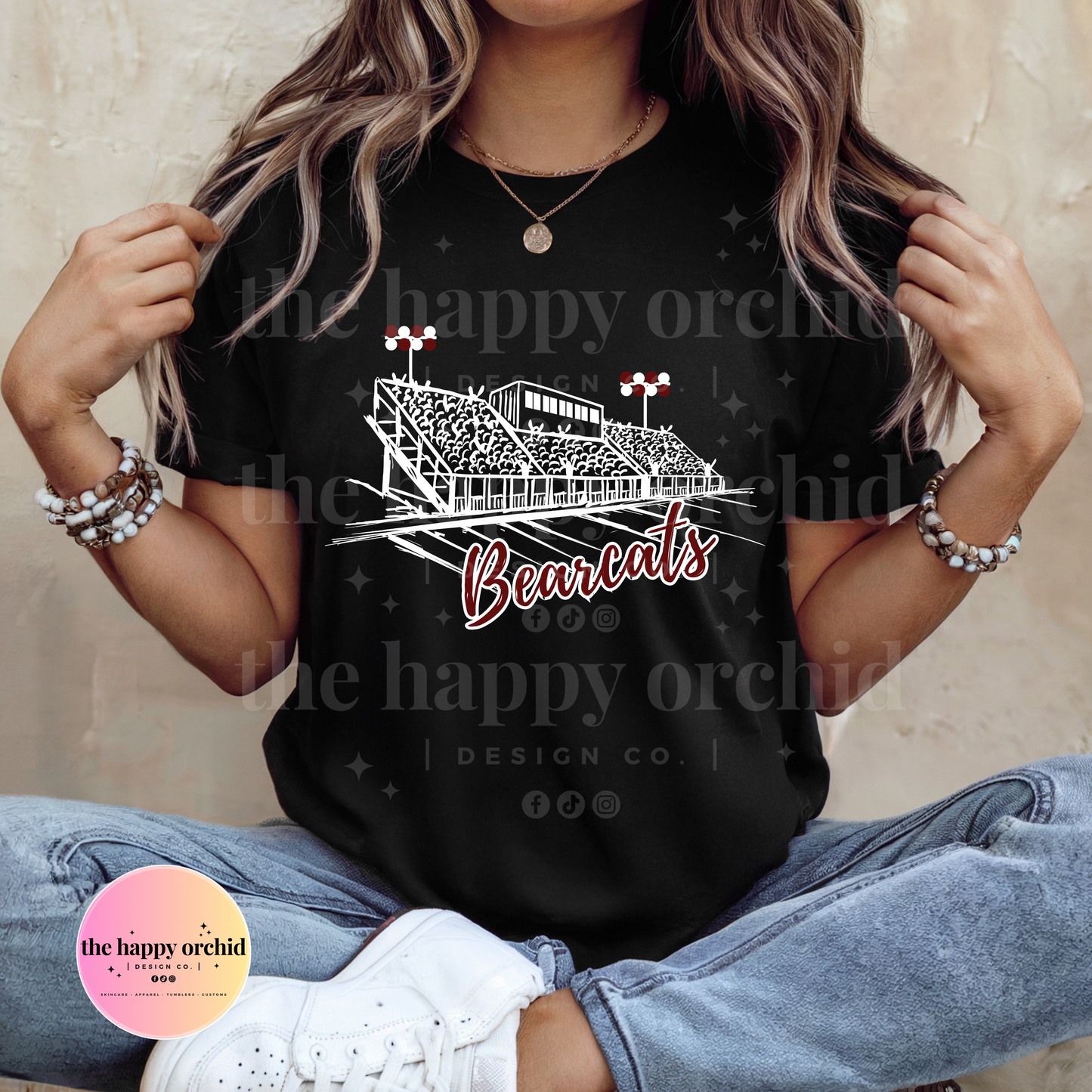 (NEW) BEARCATS BLEACHERS Top
