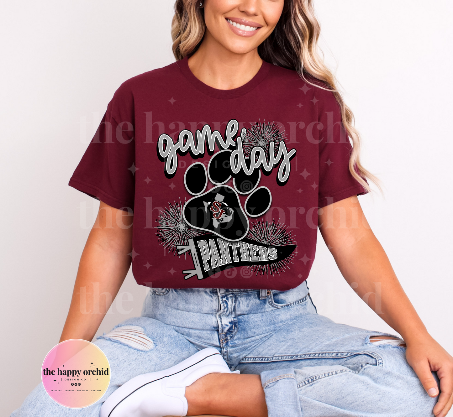 (NEW) GAME DAY PANTHERS Top