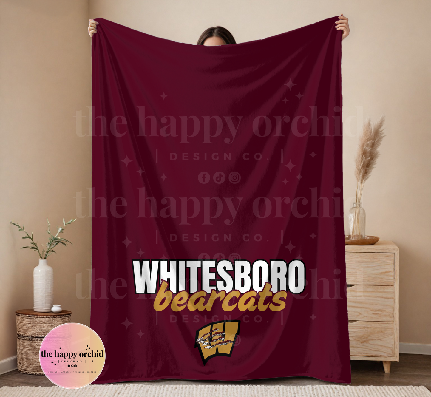 PREORDER | Whitesboro Fleece Stadium Blanket