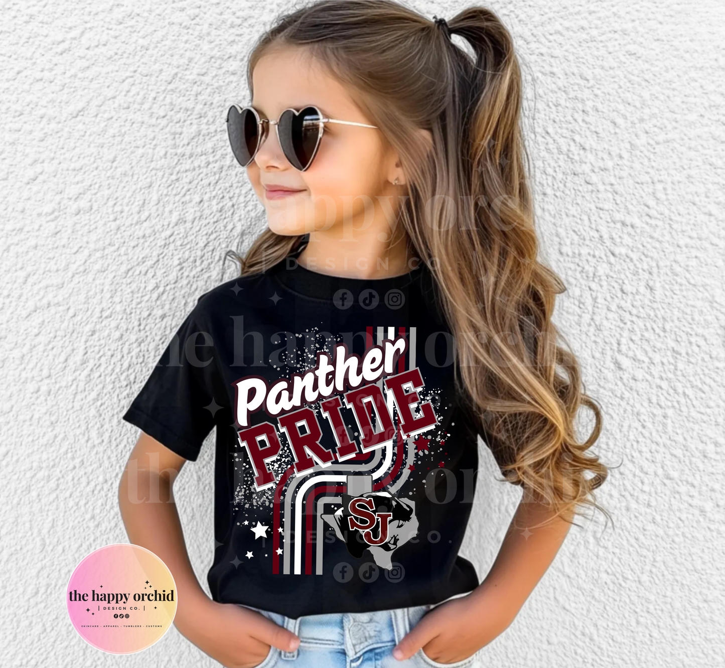 (NEW) Youth PANTHER PRIDE Top