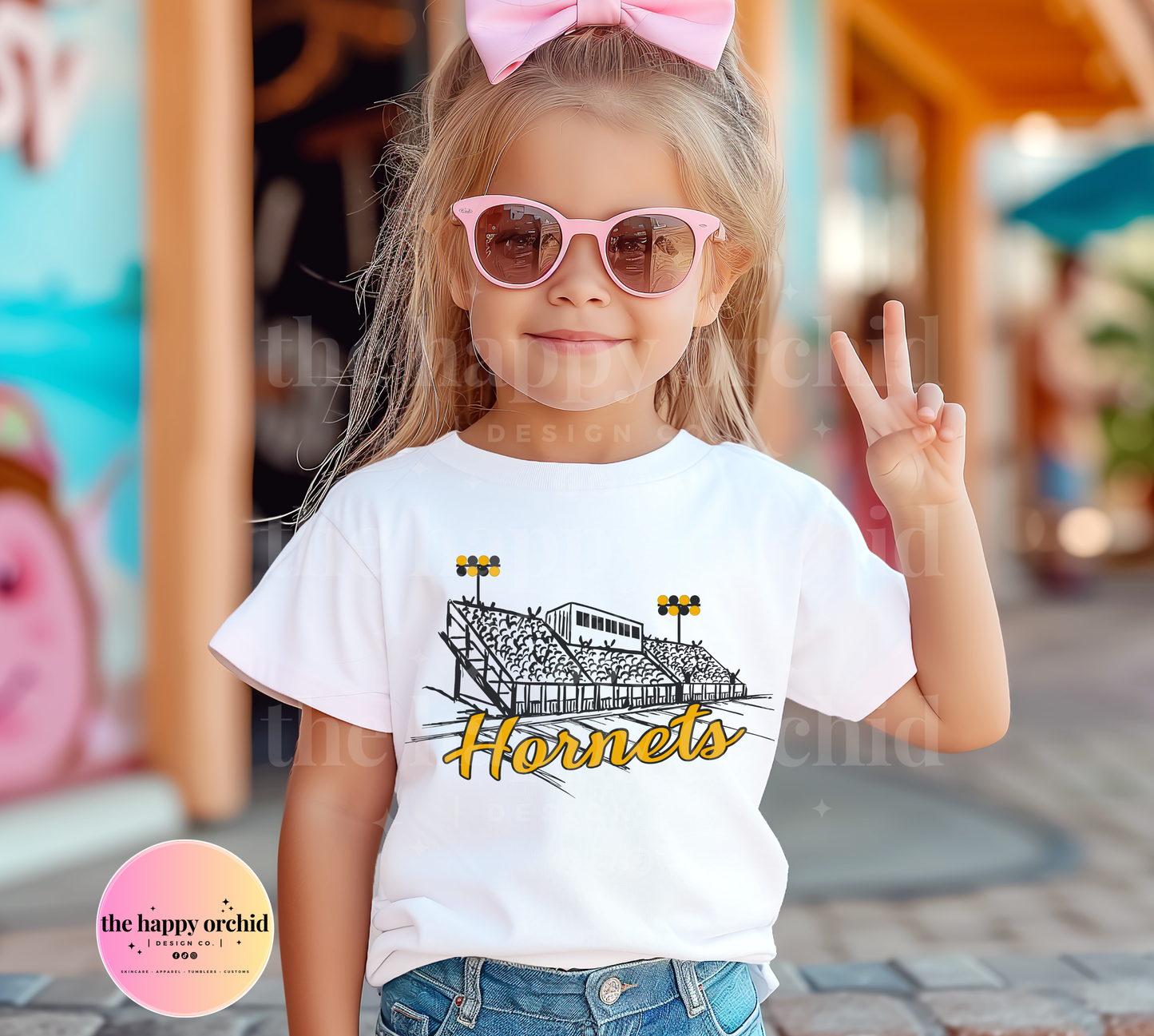 (NEW) Youth HORNETS BLEACHERS Top