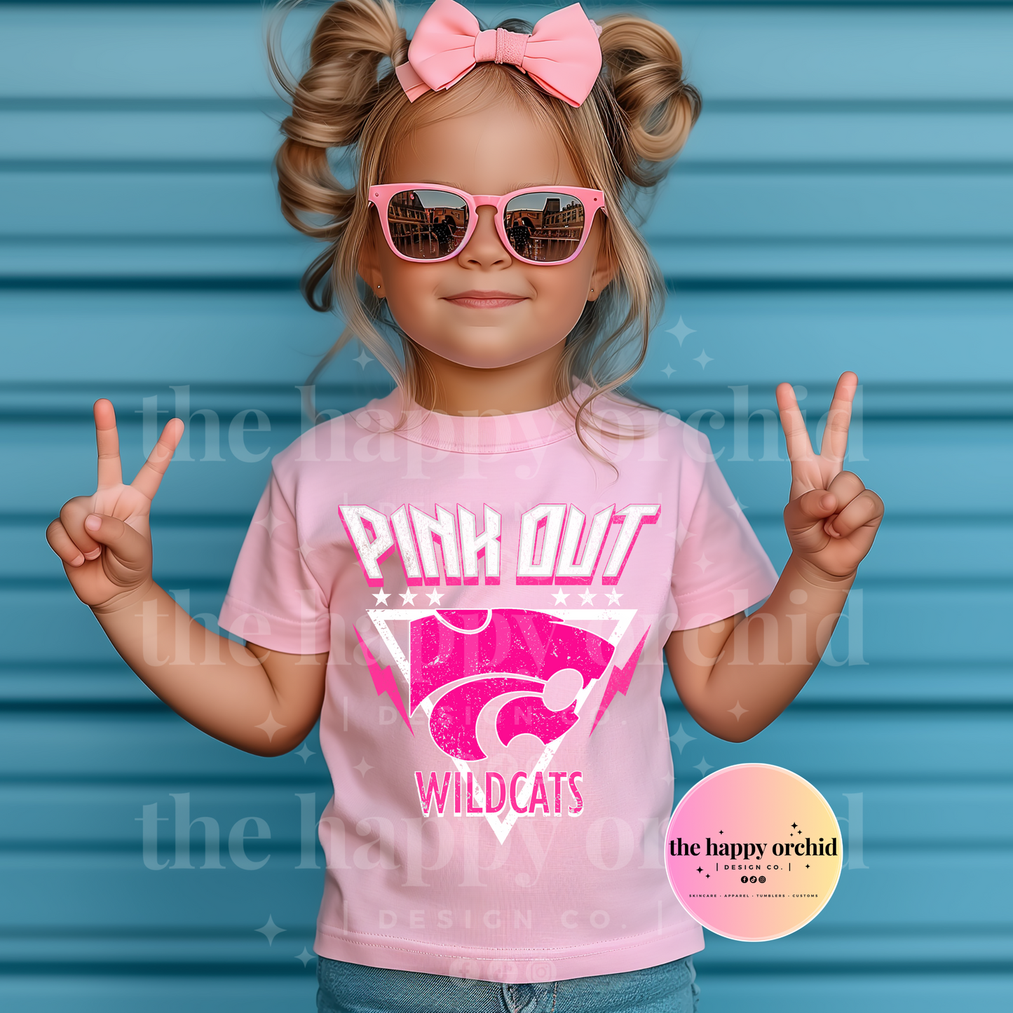 PINK OUT WILDCATS Top