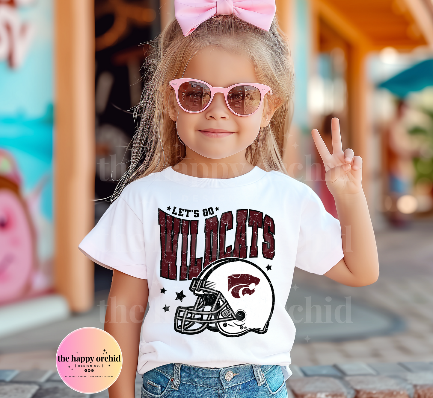 NEW Youth Let’s Go Wildcats Top
