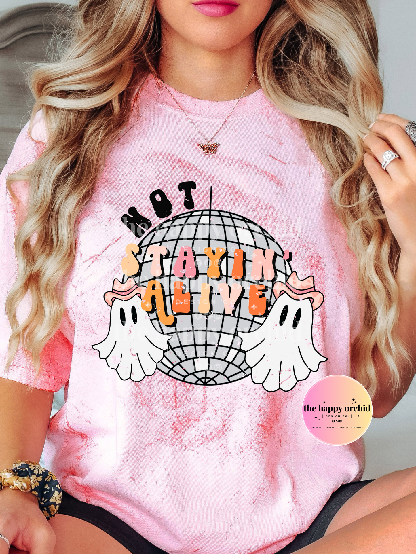 NOT STAYIN’ ALIVE Color Blast Top