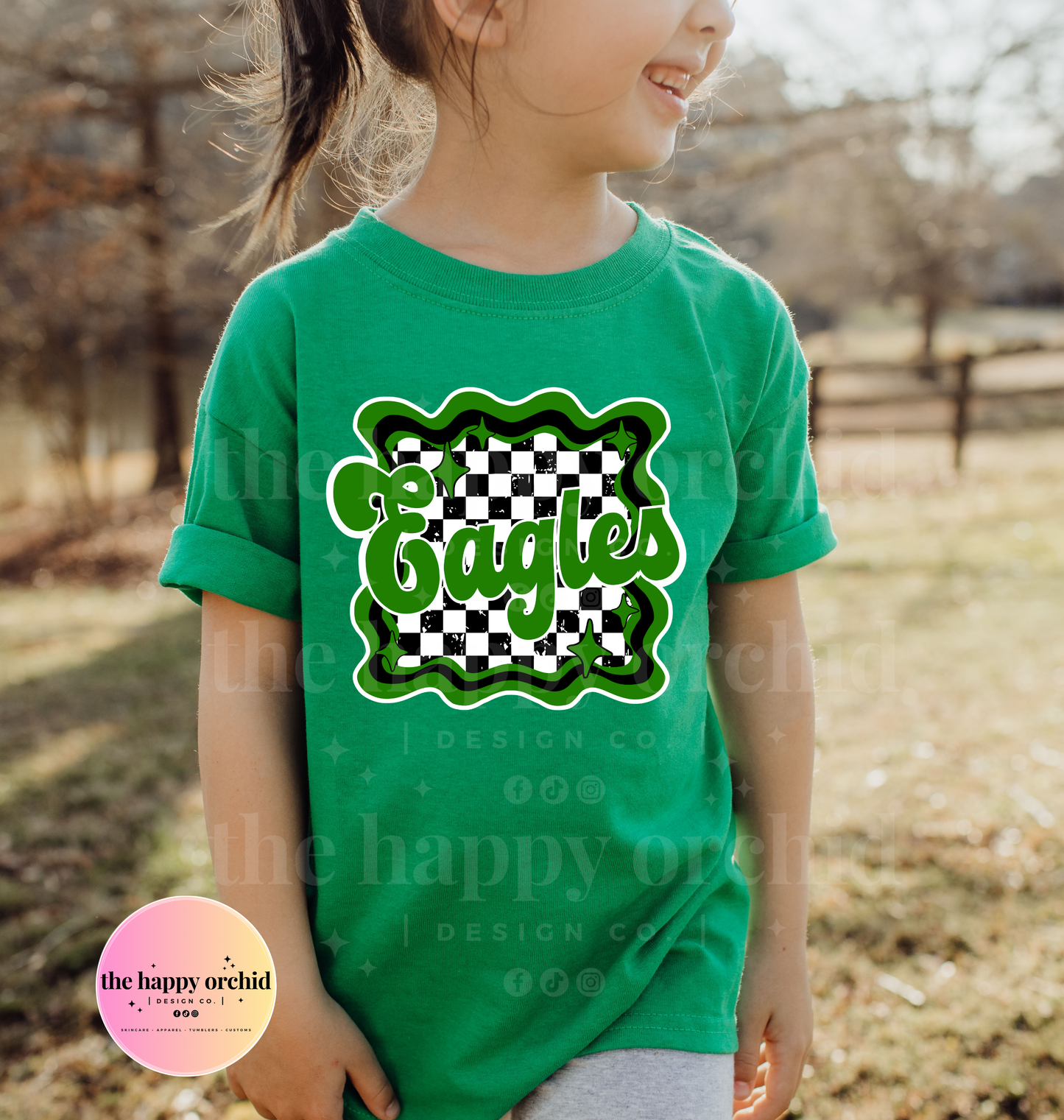 (NEW) Youth RETRO EAGLES Top