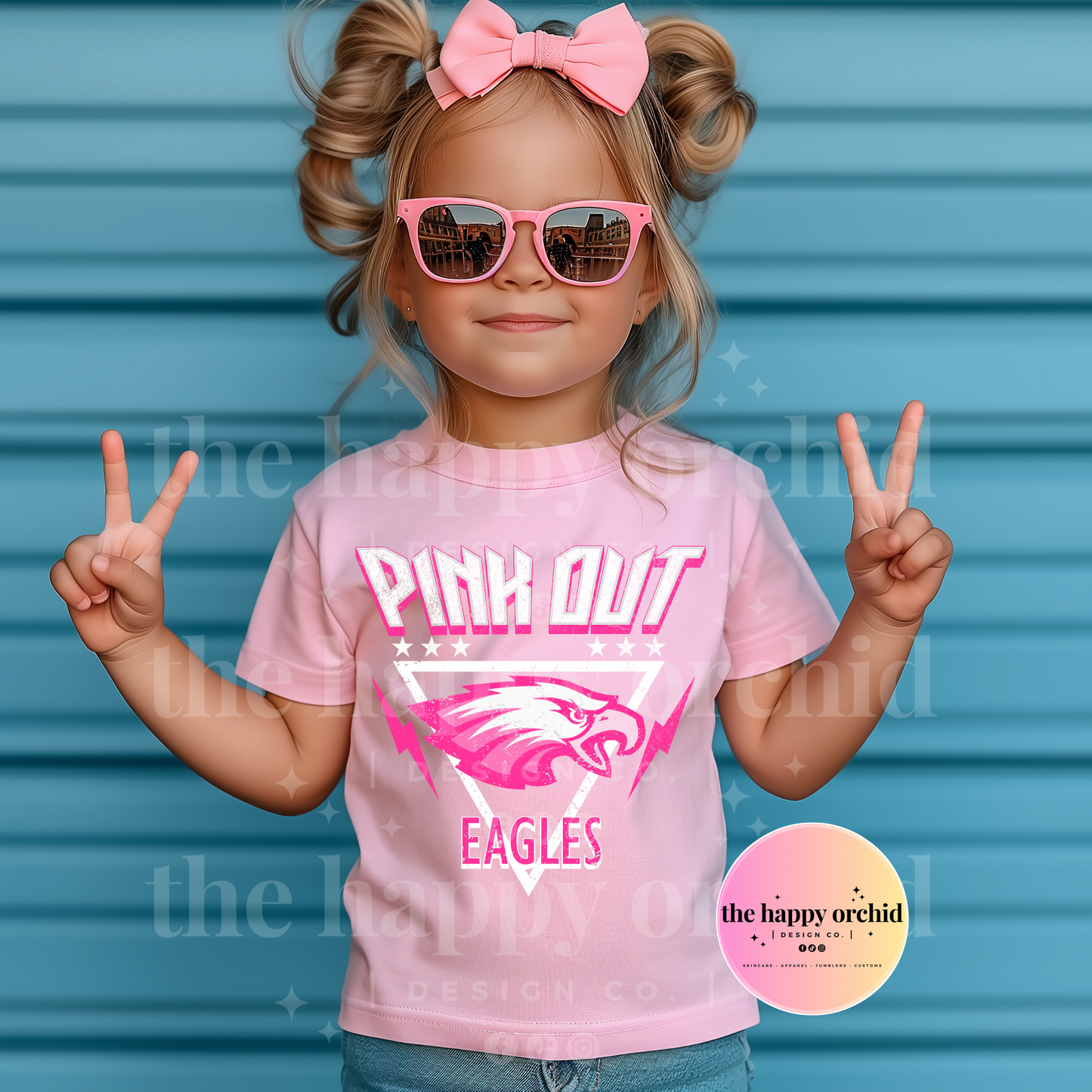 PINK OUT EAGLES Top