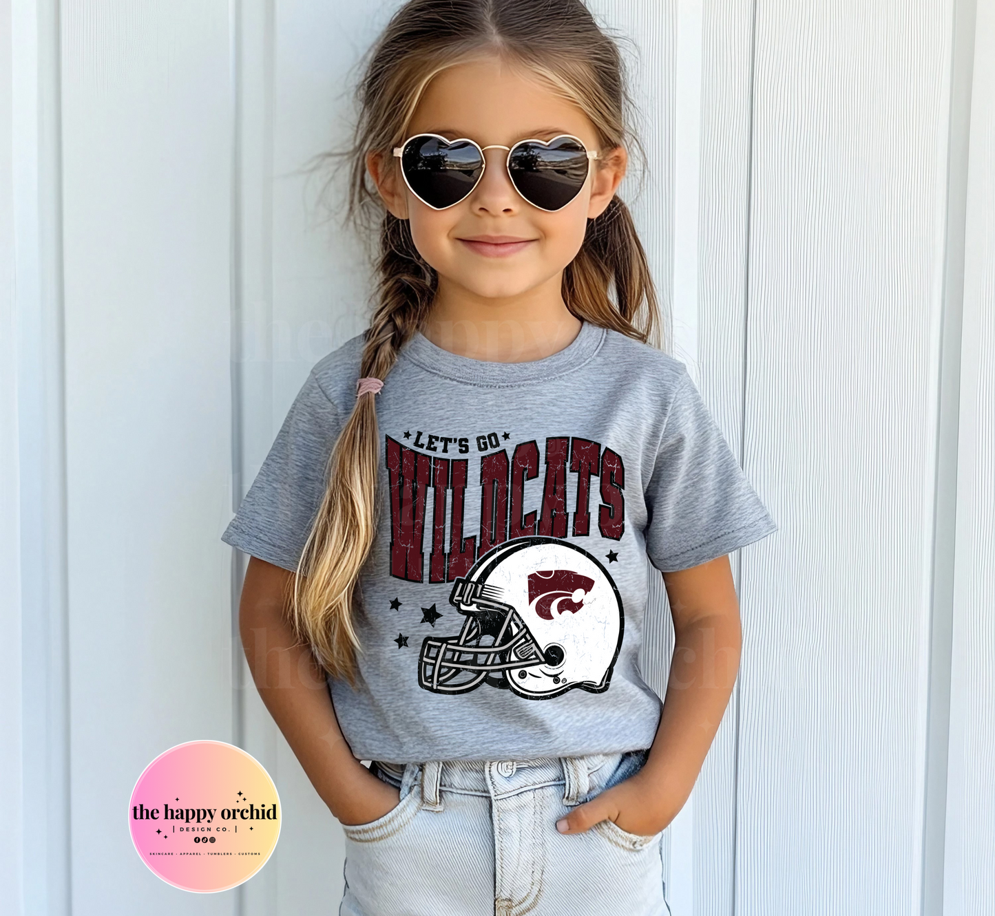 NEW Youth Let’s Go Wildcats Top