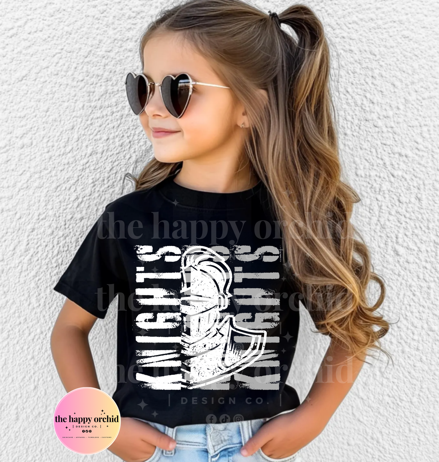 (NEW) Youth KNIGHTS DISTRESSED Top