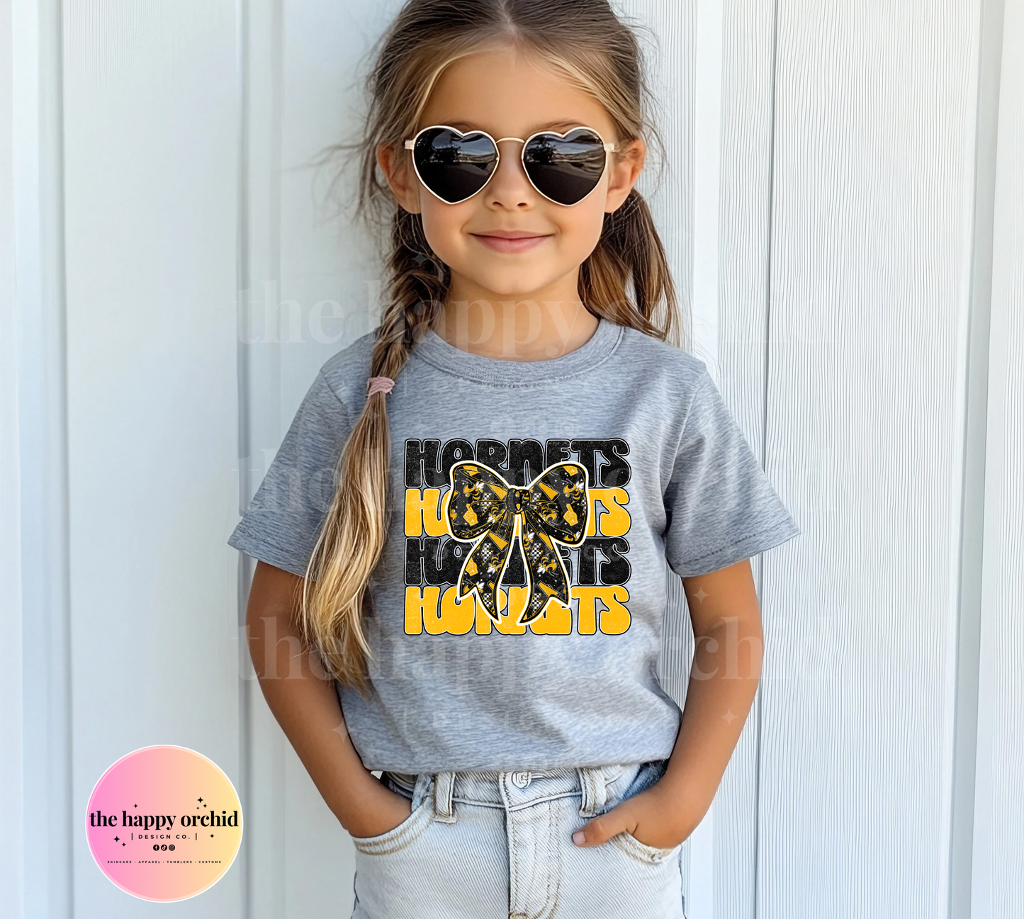 (NEW) Youth HORNETS BOW Top