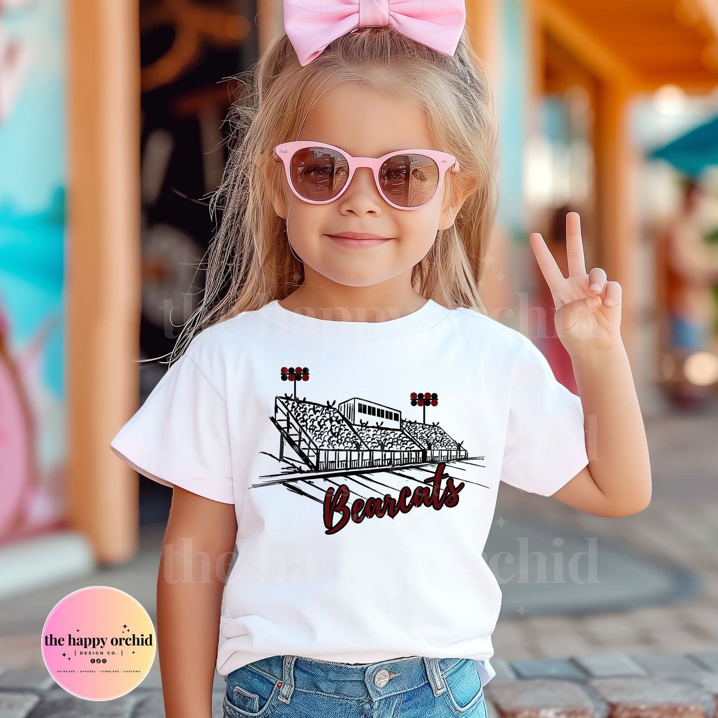(NEW) Youth BEARCATS BLEACHERS Top