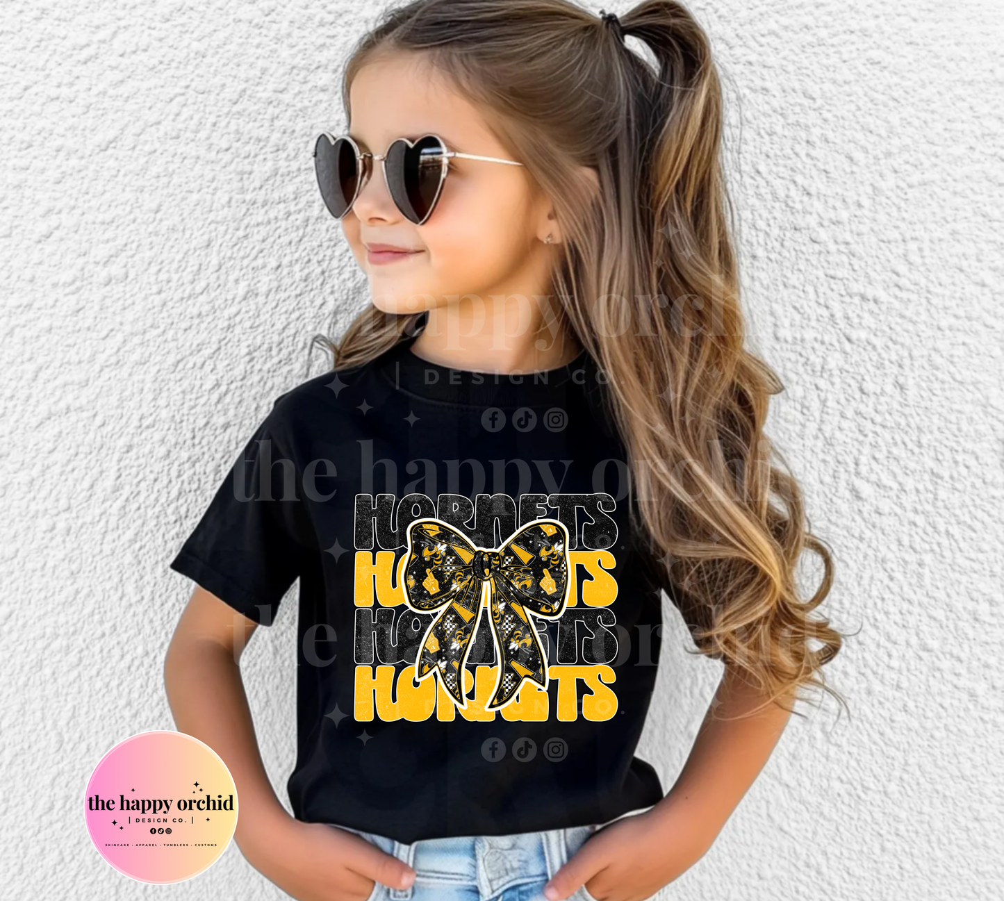 (NEW) Youth HORNETS BOW Top