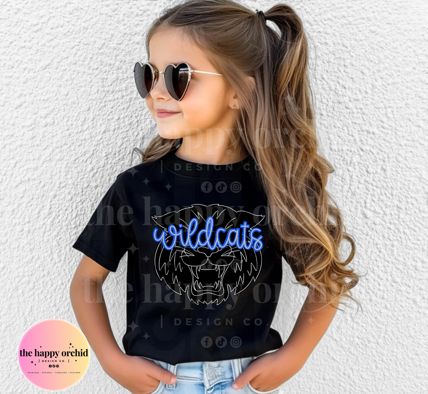 Youth WILDCATS MASCOT Top