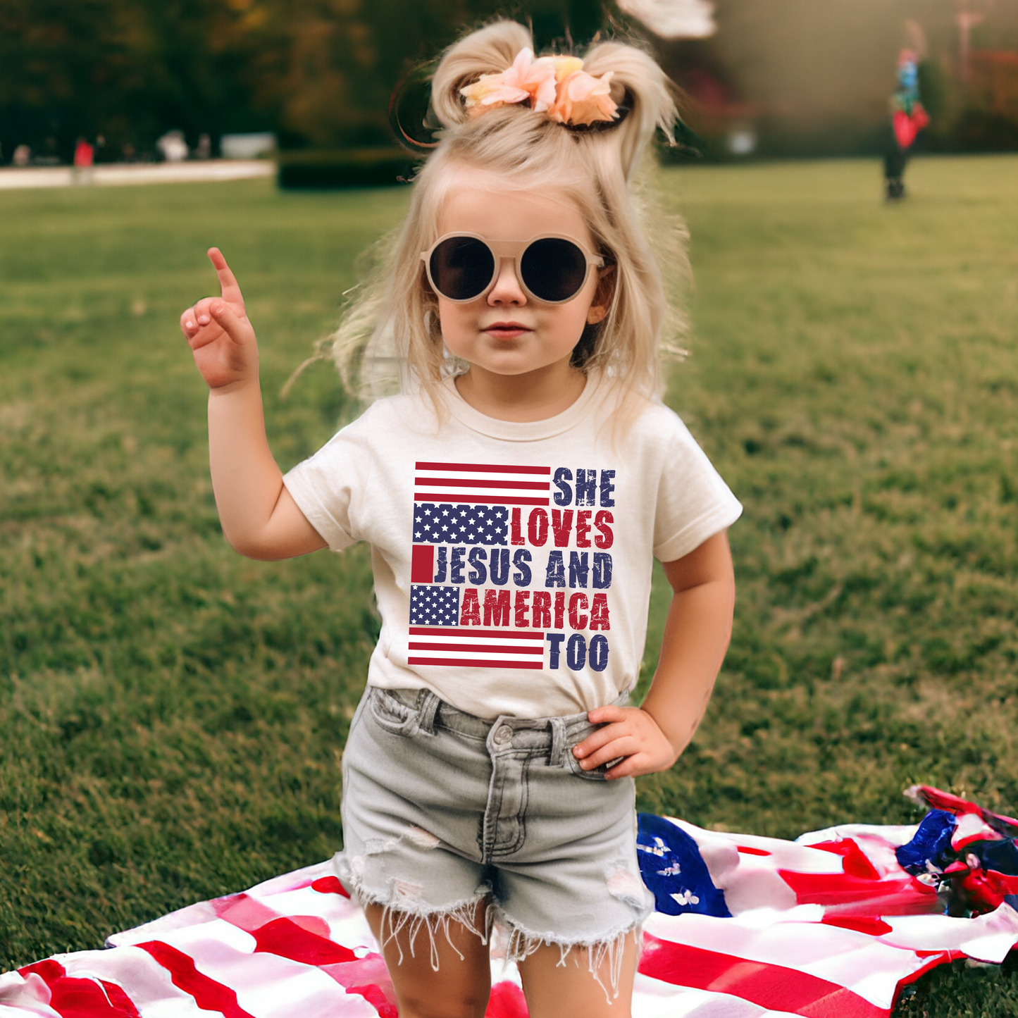 KIDS JESUS & AMERICA Top
