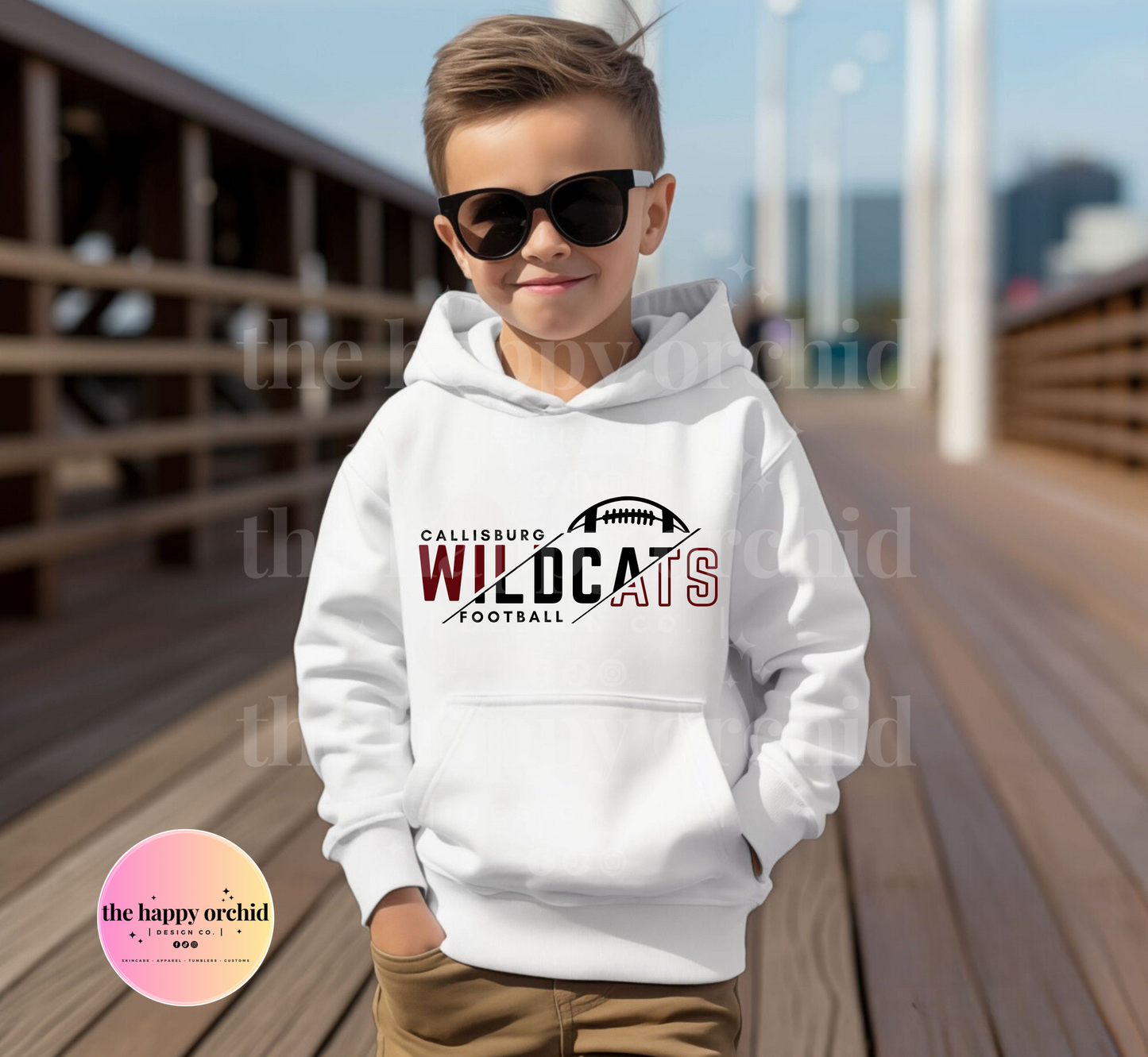 (NEW) Youth CALLISBURG WILDCATS FOOTBALL Top