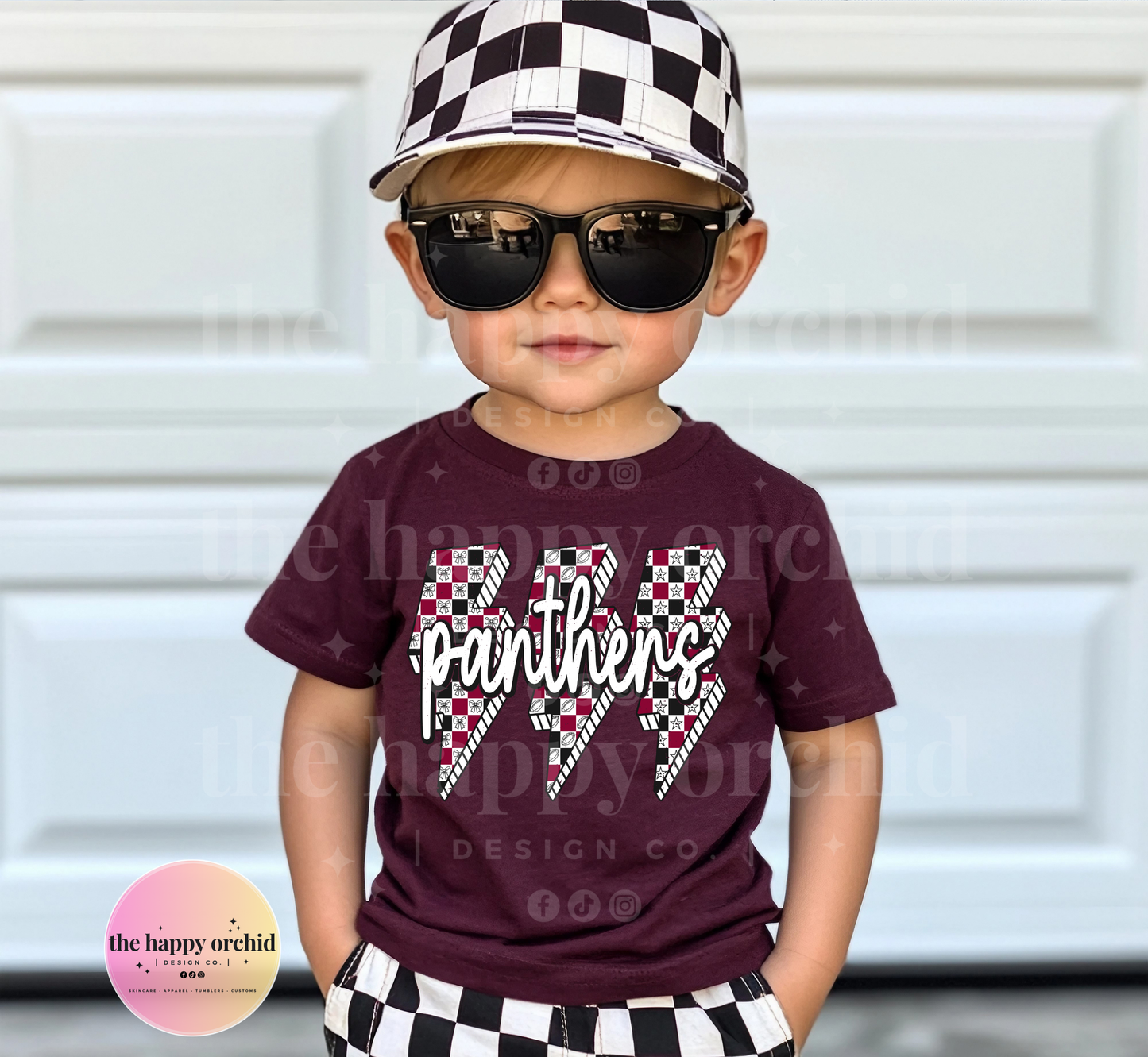 (NEW) Youth PANTHERS Retro Top