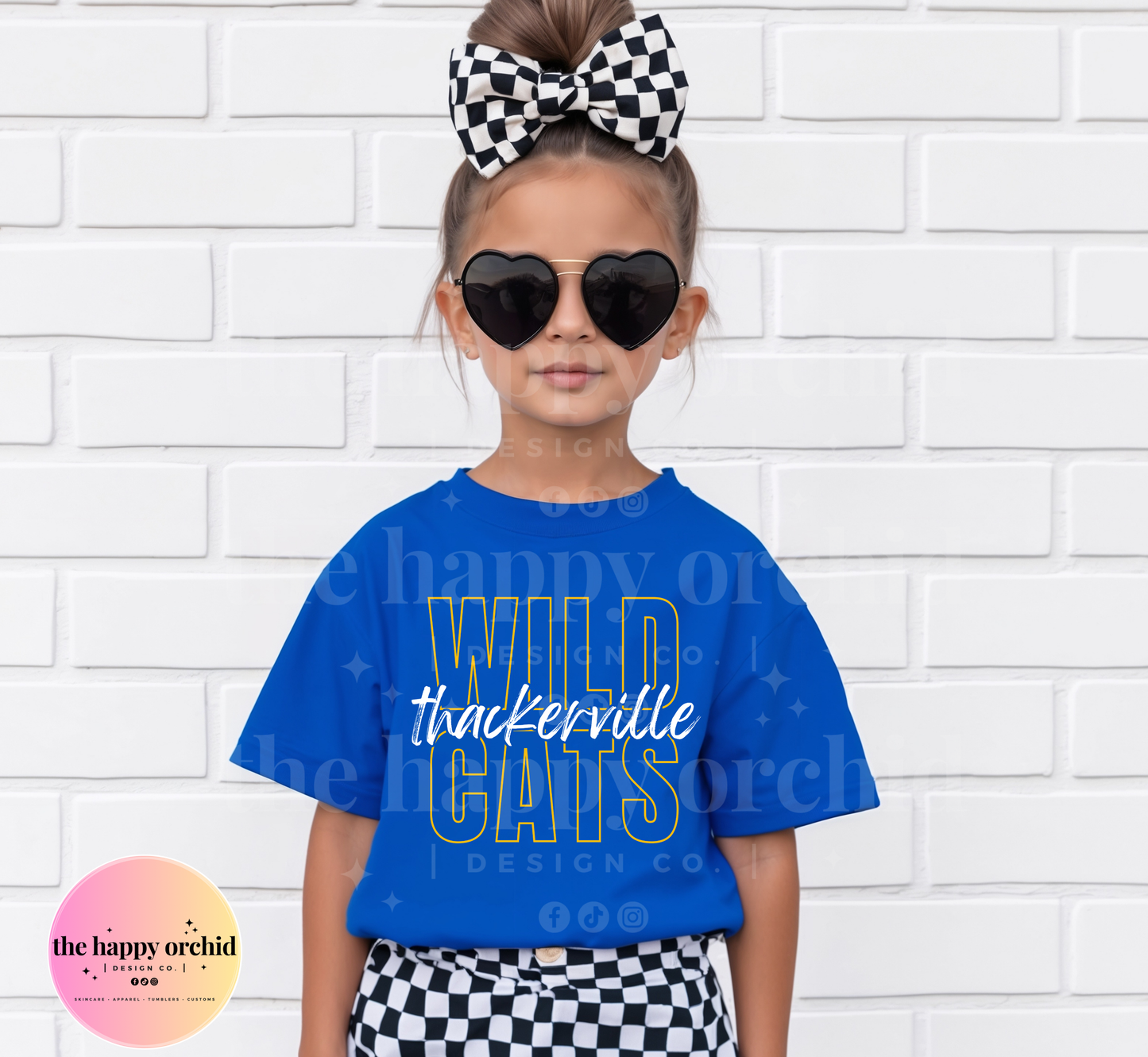 Youth THACKERVILLE WILDCATS Line Top