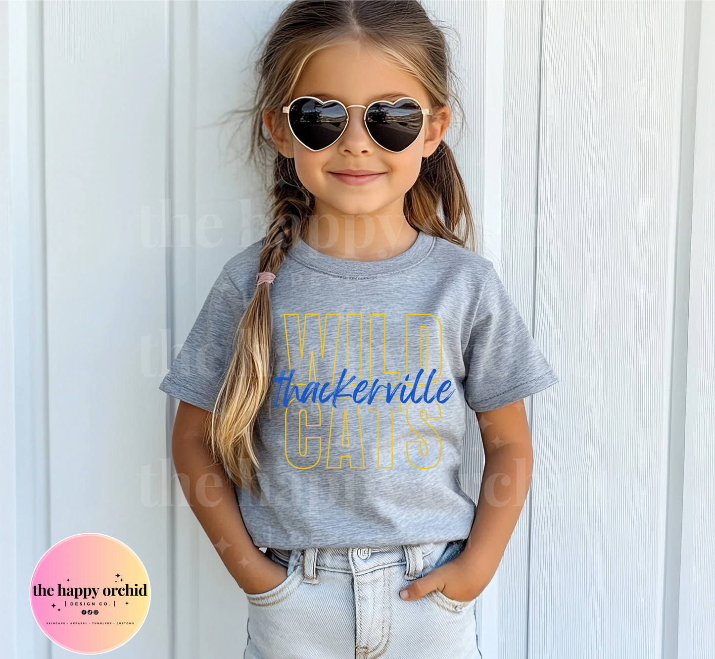 Youth THACKERVILLE WILDCATS Line Top