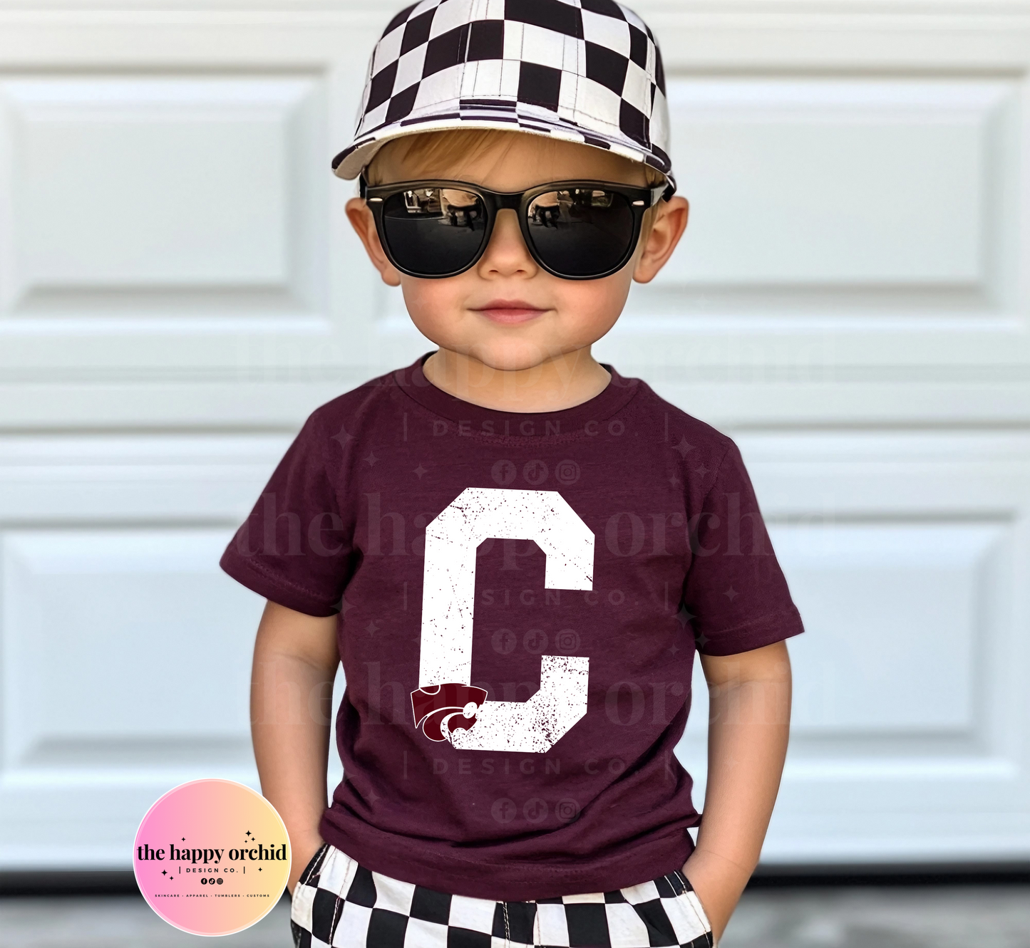 NEW Youth Wildcats Monogram Top