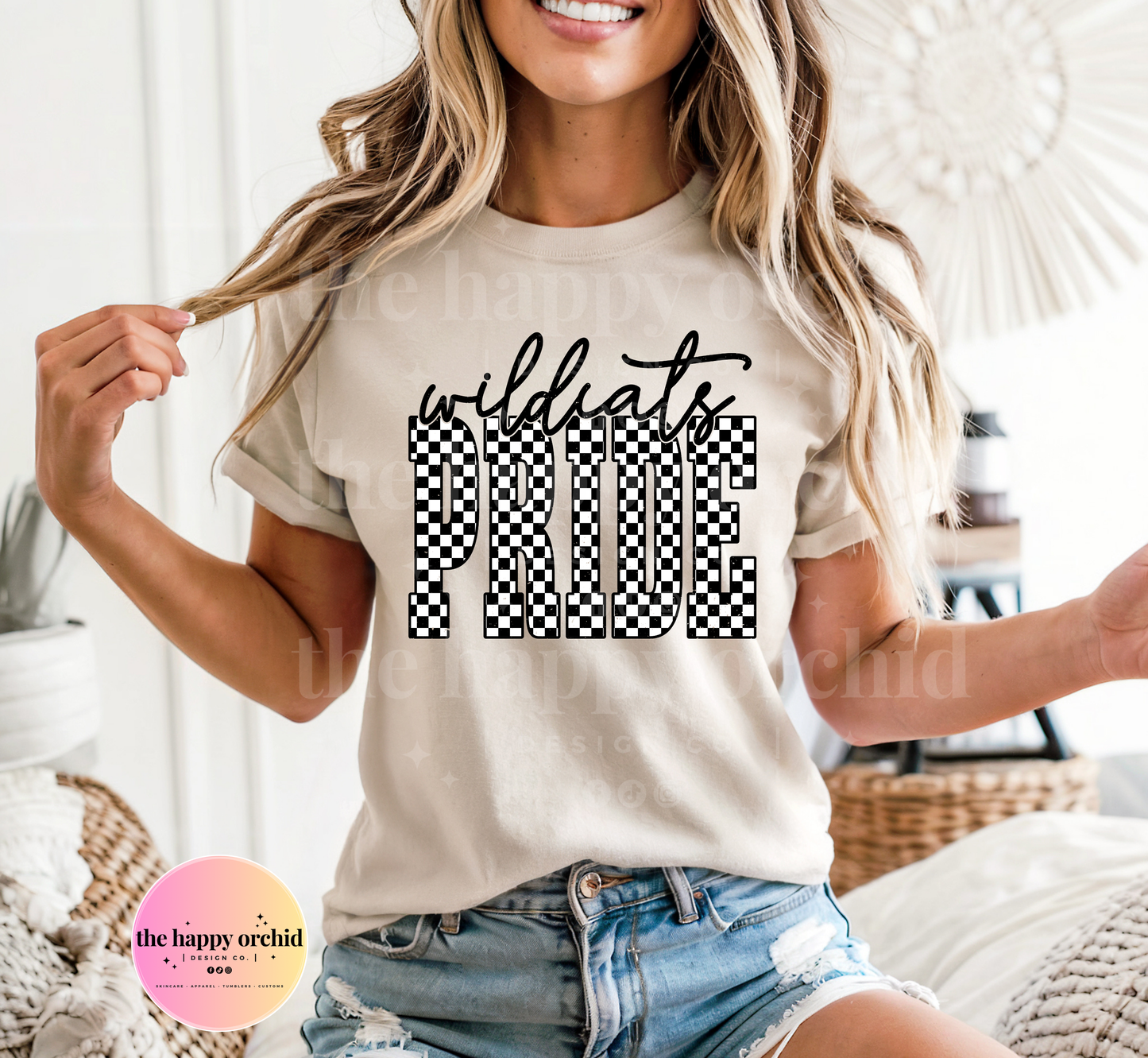 NEW CALLISBURG PRIDE Checkered tee