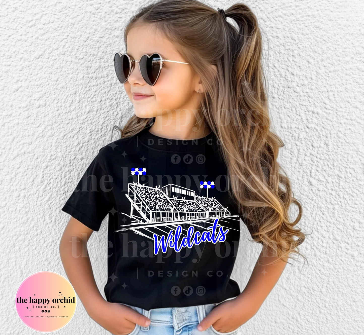 Youth THACKERVILLE WILDCATS Bleachers Top
