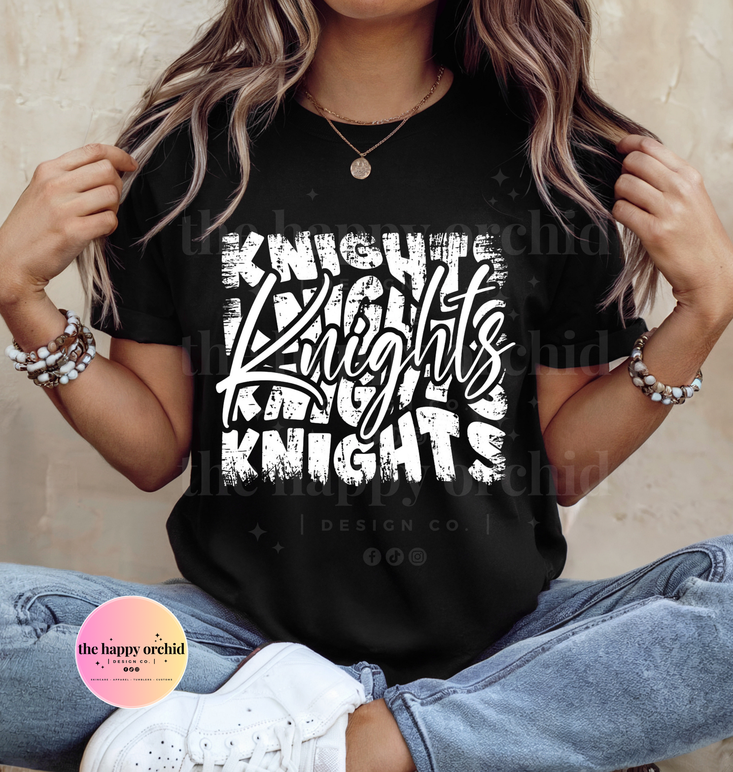 (NEW) KNIGHTS Distressed Top