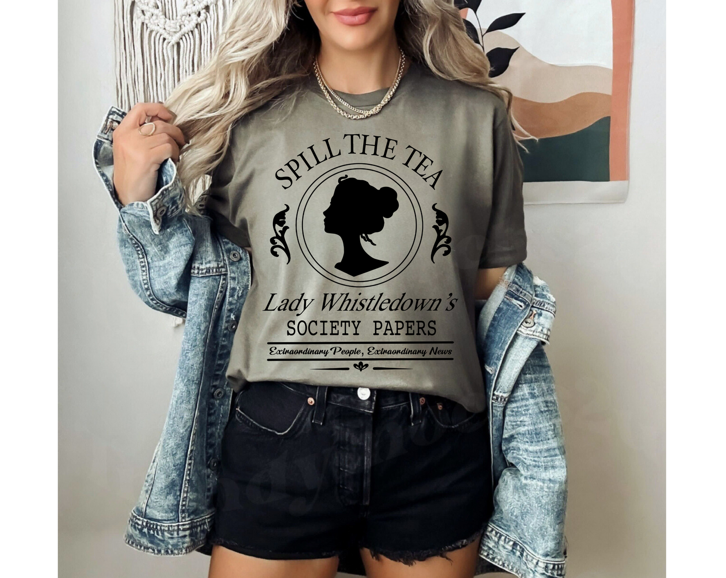 SPILL THE TEA Bridgerton Tee