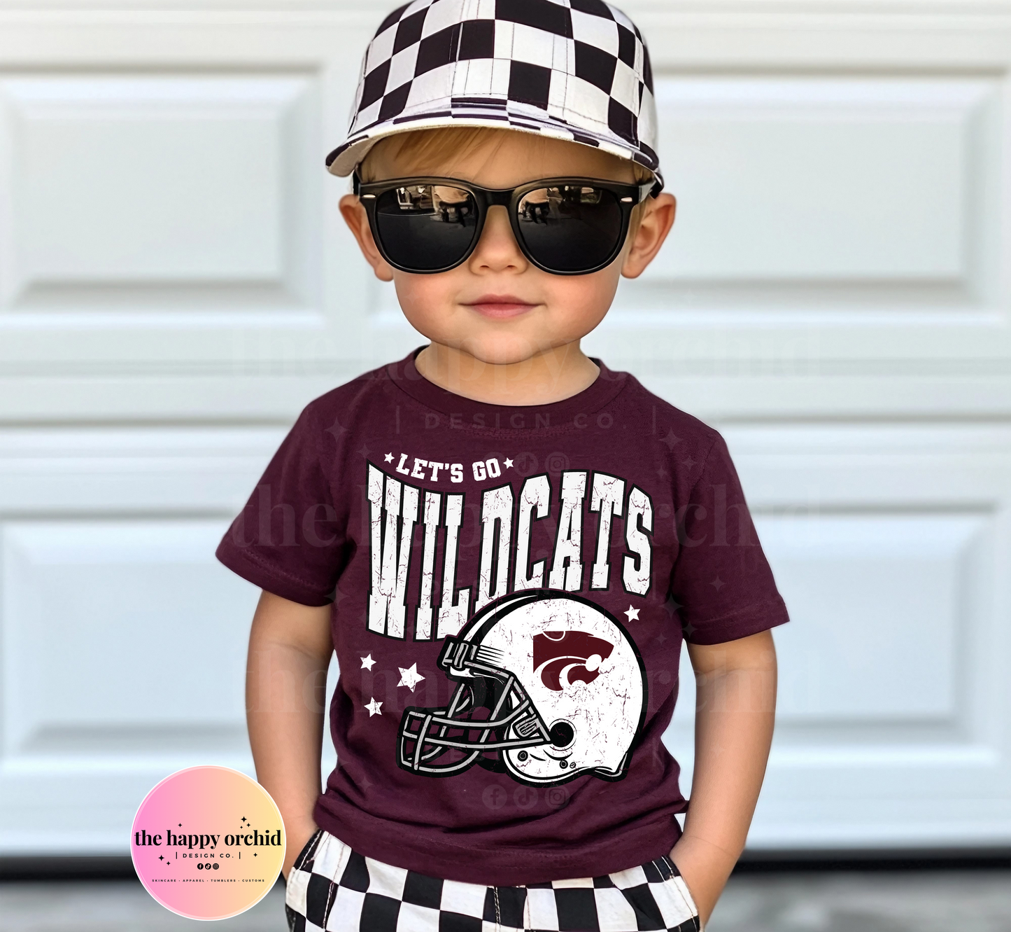 NEW Youth Let’s Go Wildcats Top