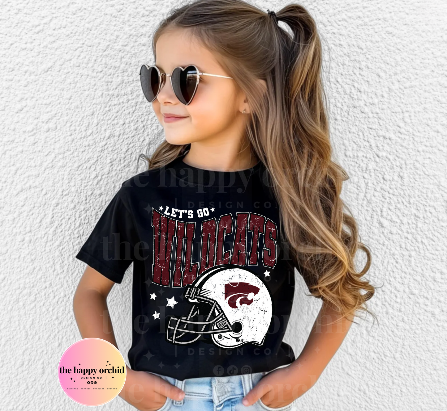 NEW Youth Let’s Go Wildcats Top