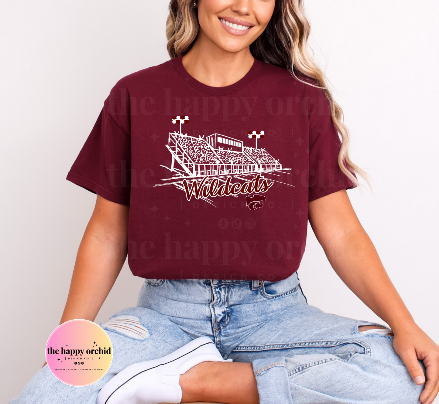 NEW CALLISBURG WILDCATS Bleachers tee