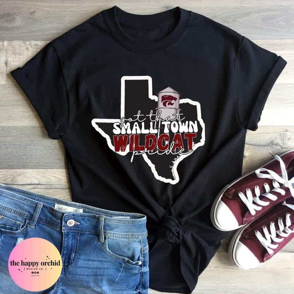 Small Town Wildcat Pride - Tee