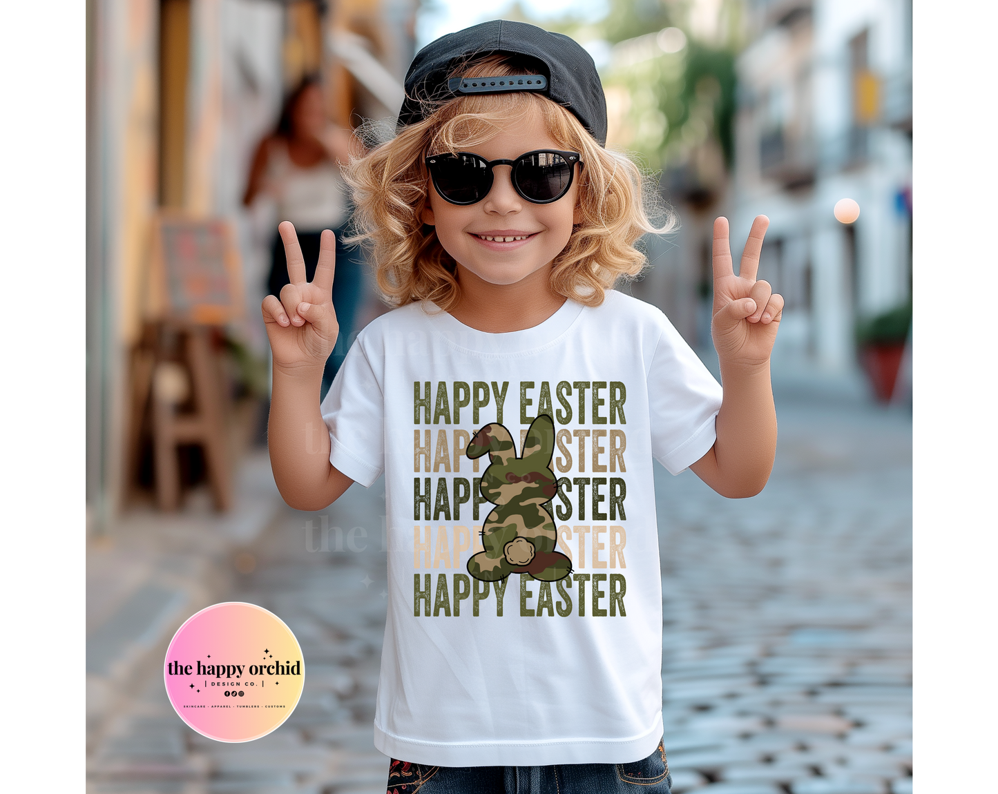 Toddler BOYS HAPPY EASTER Top