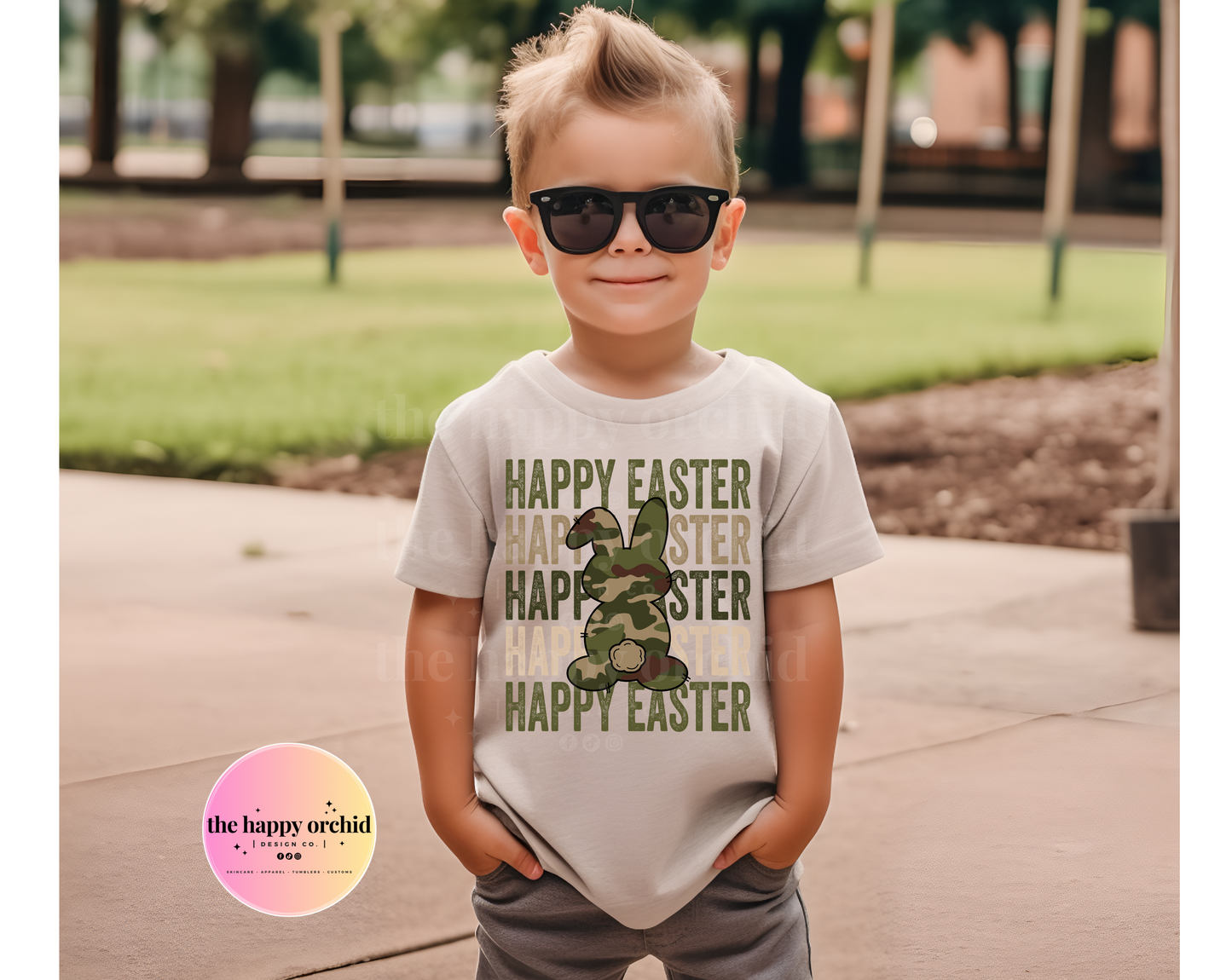Toddler BOYS HAPPY EASTER Top