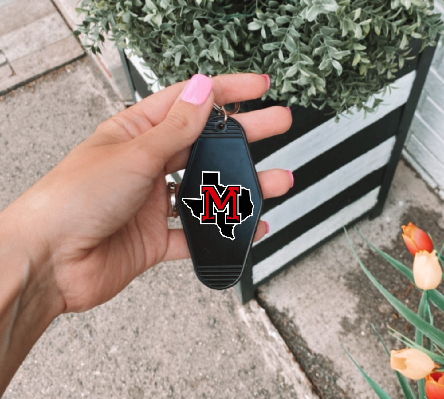 MUENSTER HORNET Motel Keychain - BLACK