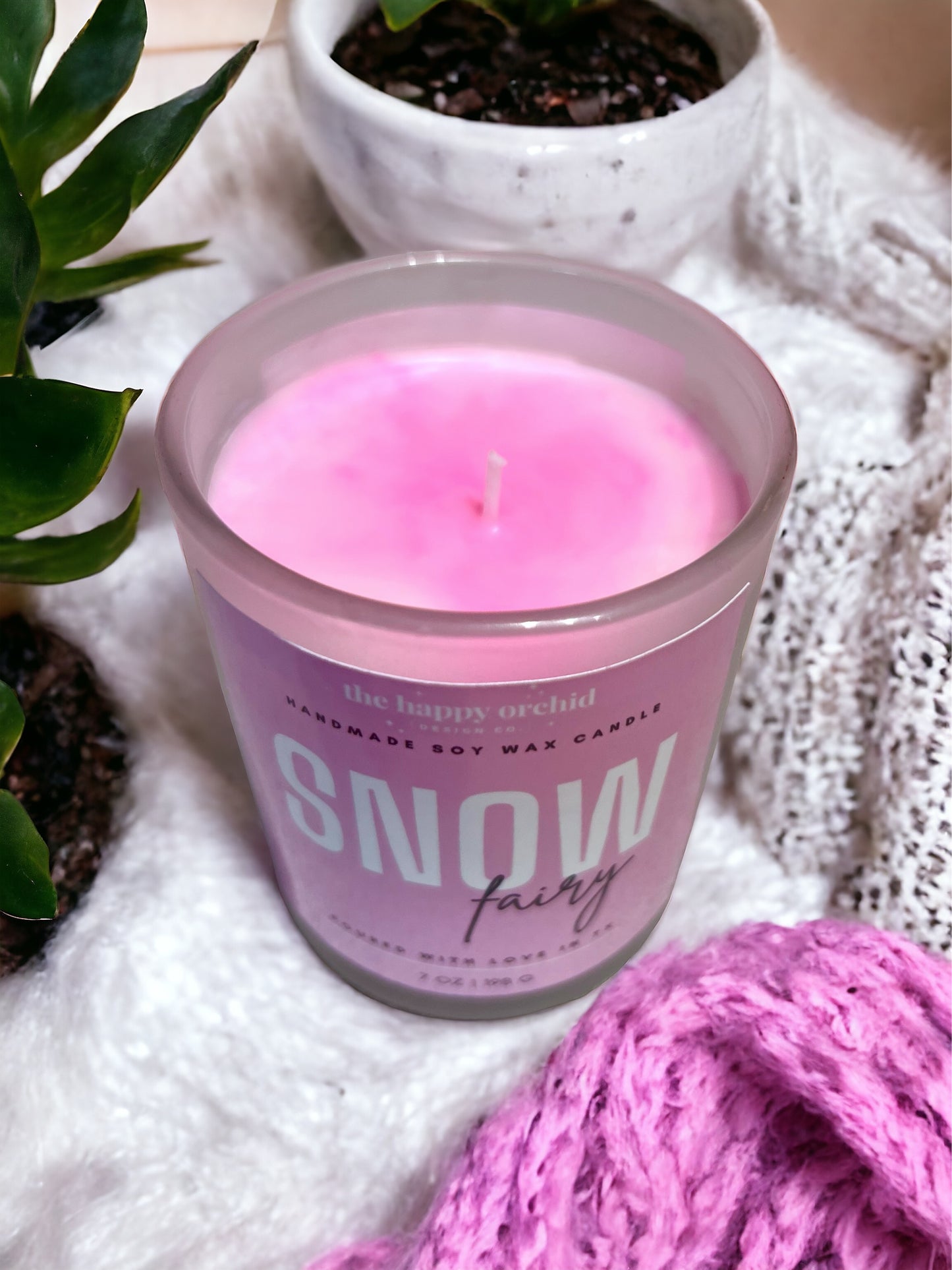 SNOW FAIRY SINGLE WICK CANDLE