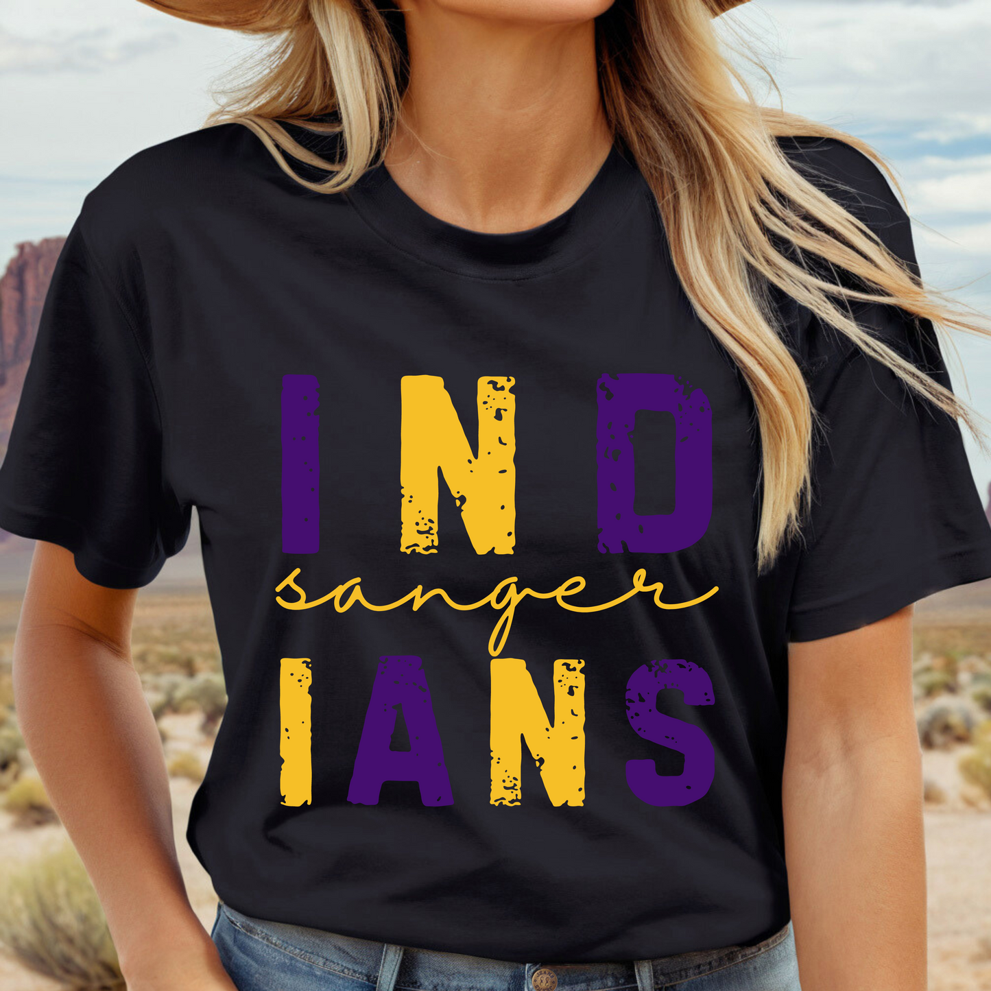 SANGER INDIANS tee