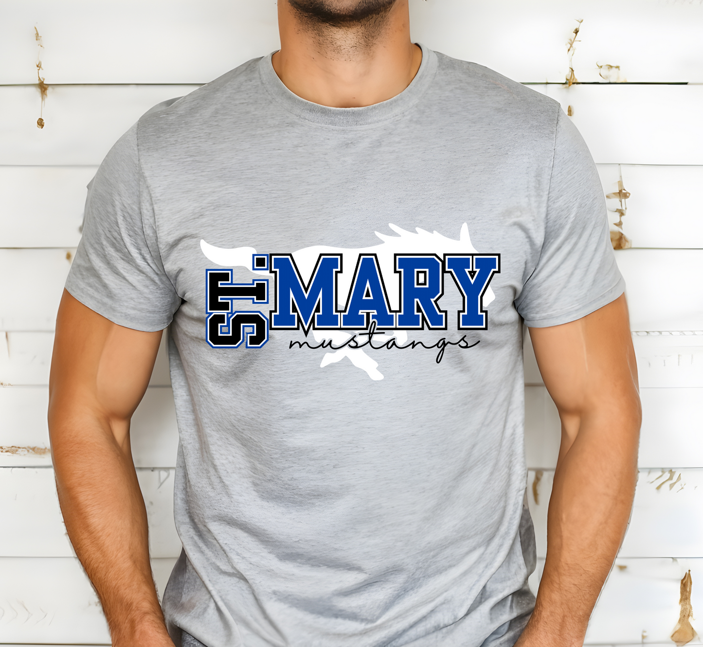 ST. MARY MUSTANGS tee